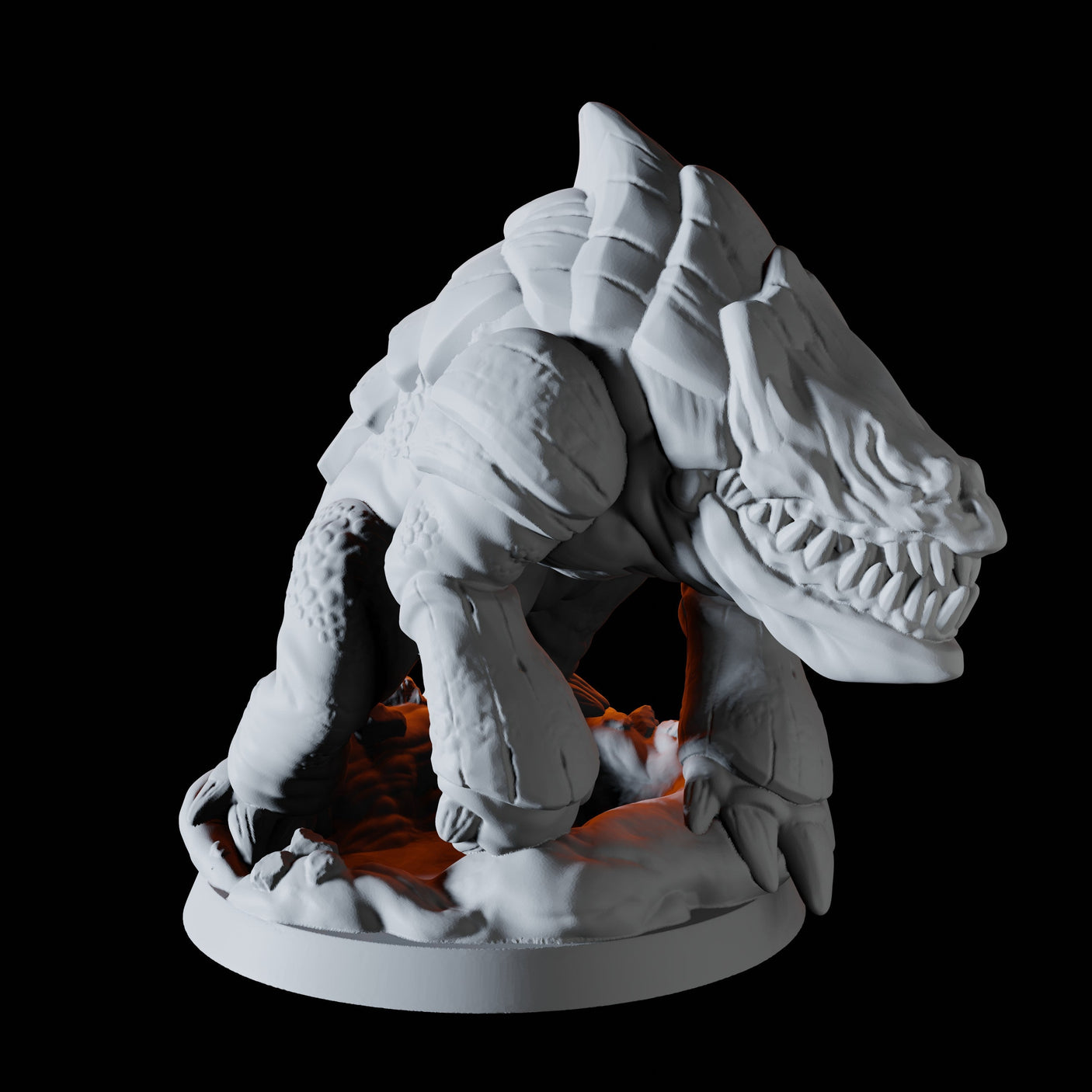 Bulette Miniature for Dungeons and Dragons, Pathfinder or other TTRPGs