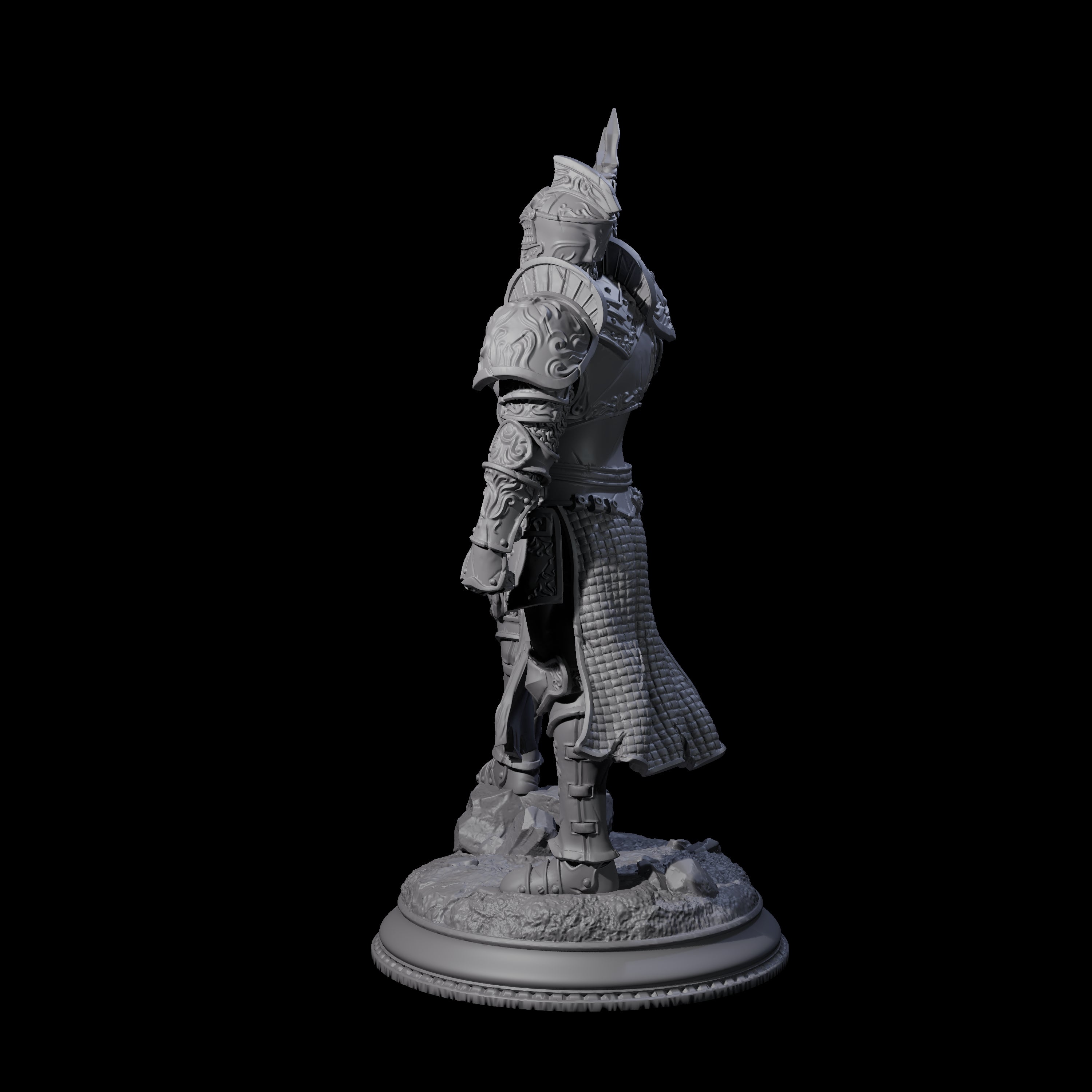 Burly Axe Guard Miniature for Dungeons and Dragons, Pathfinder or other TTRPGs