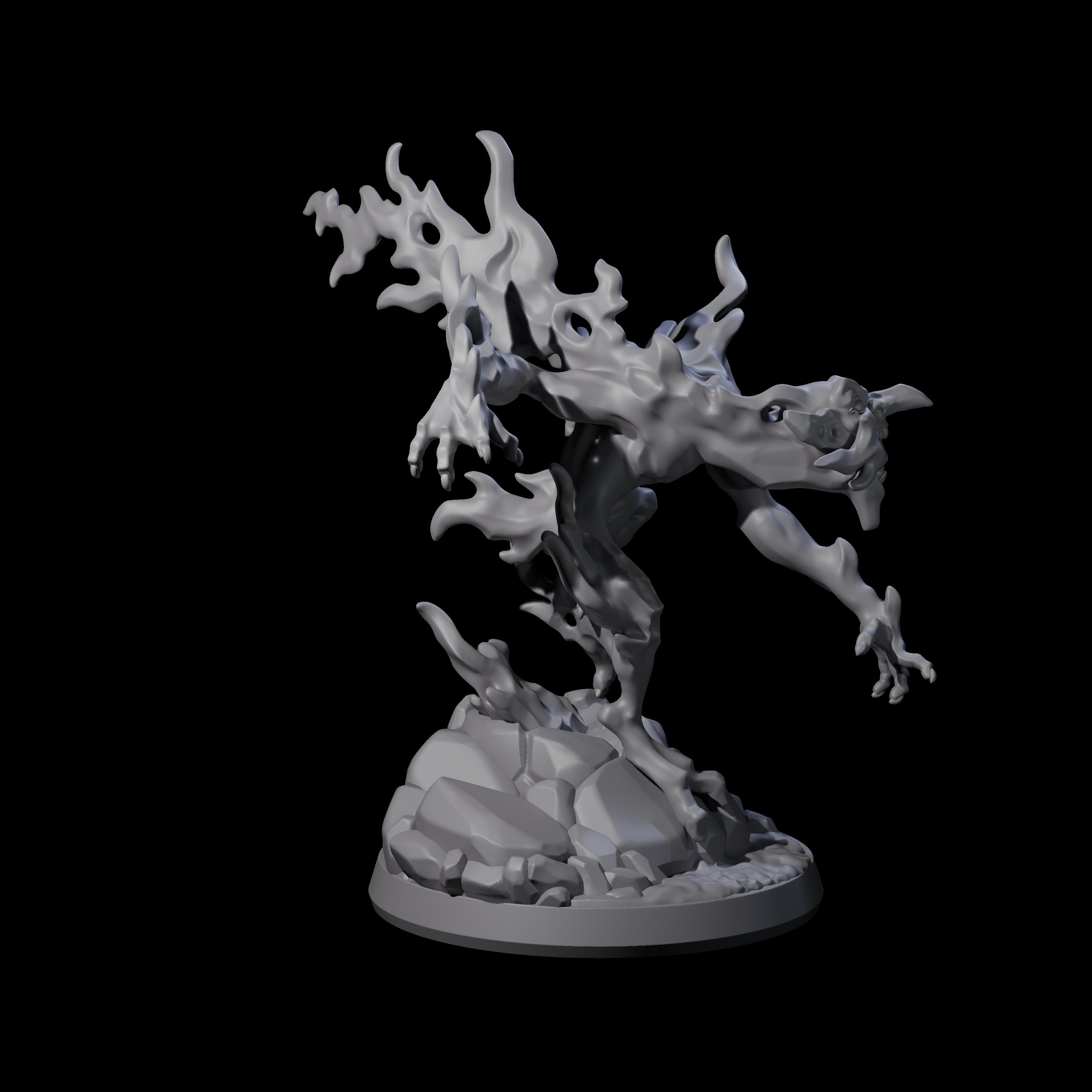 Burning Magma Mephit Miniature for Dungeons and Dragons, Pathfinder or other TTRPGs