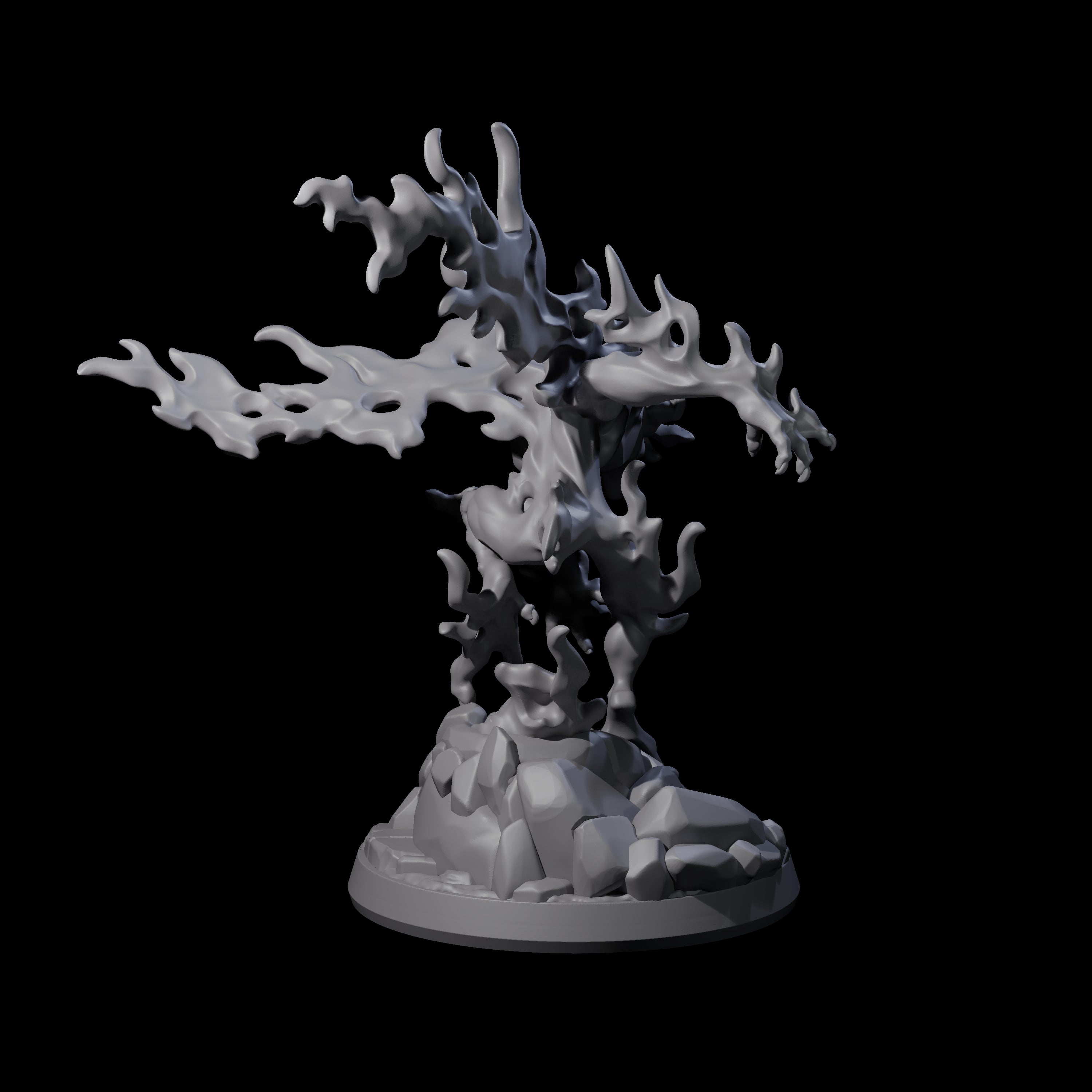 Burning Magma Mephit Miniature for Dungeons and Dragons, Pathfinder or other TTRPGs