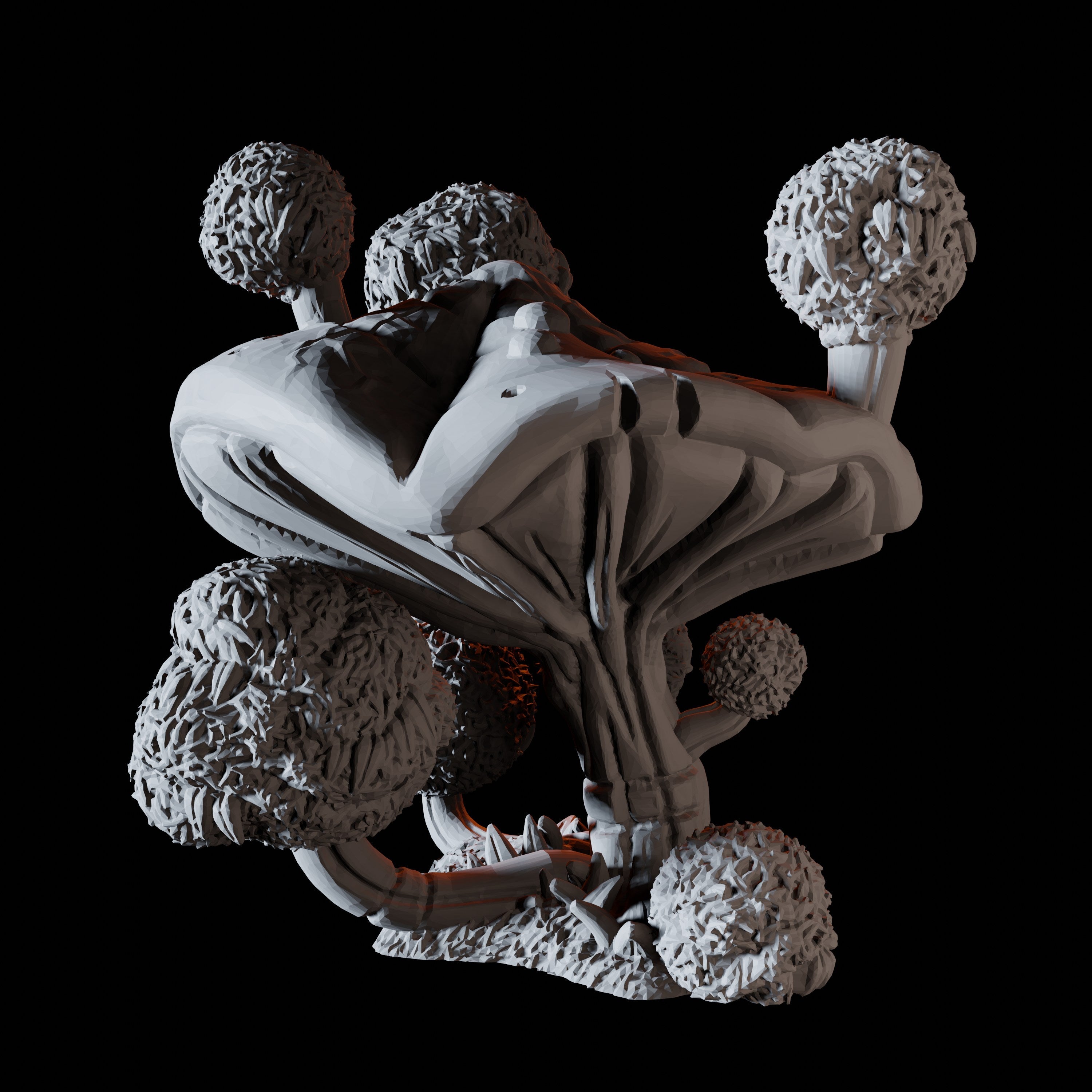 Bushes Mushroom Miniature for Dungeons and Dragons, Pathfinder or other TTRPGs