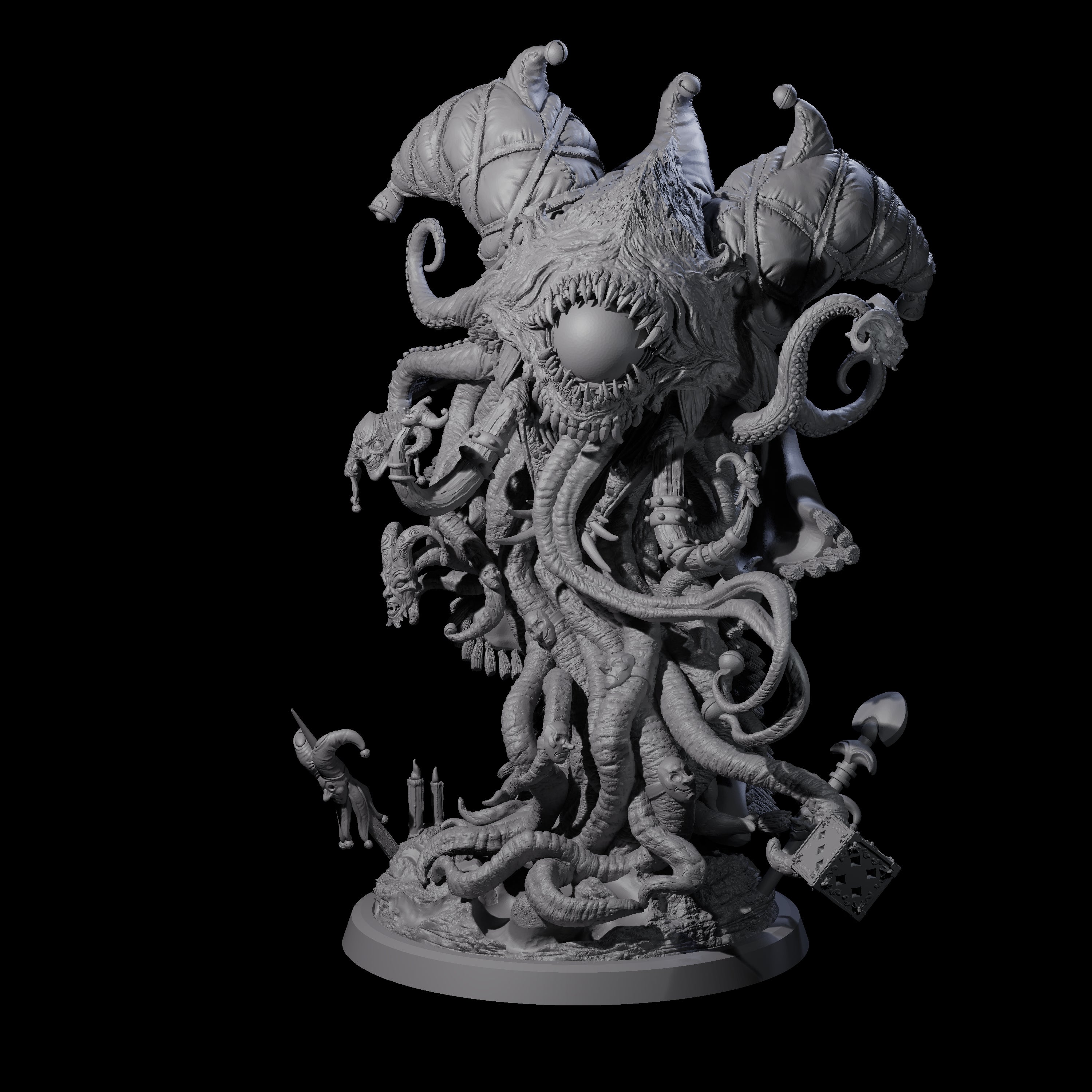 Cackling Circus Grell Miniature for Dungeons and Dragons, Pathfinder or other TTRPGs