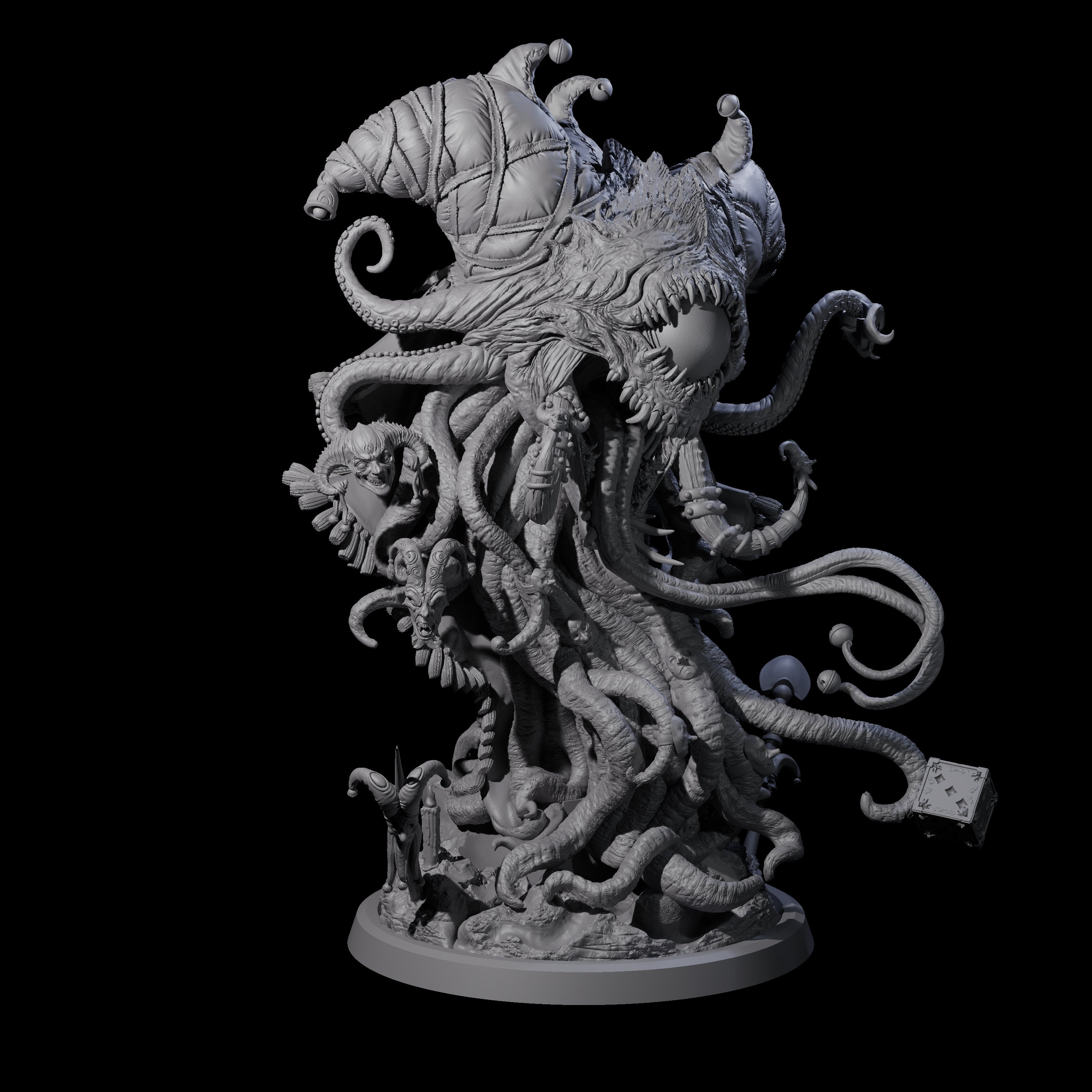 Cackling Circus Grell Miniature for Dungeons and Dragons, Pathfinder or other TTRPGs