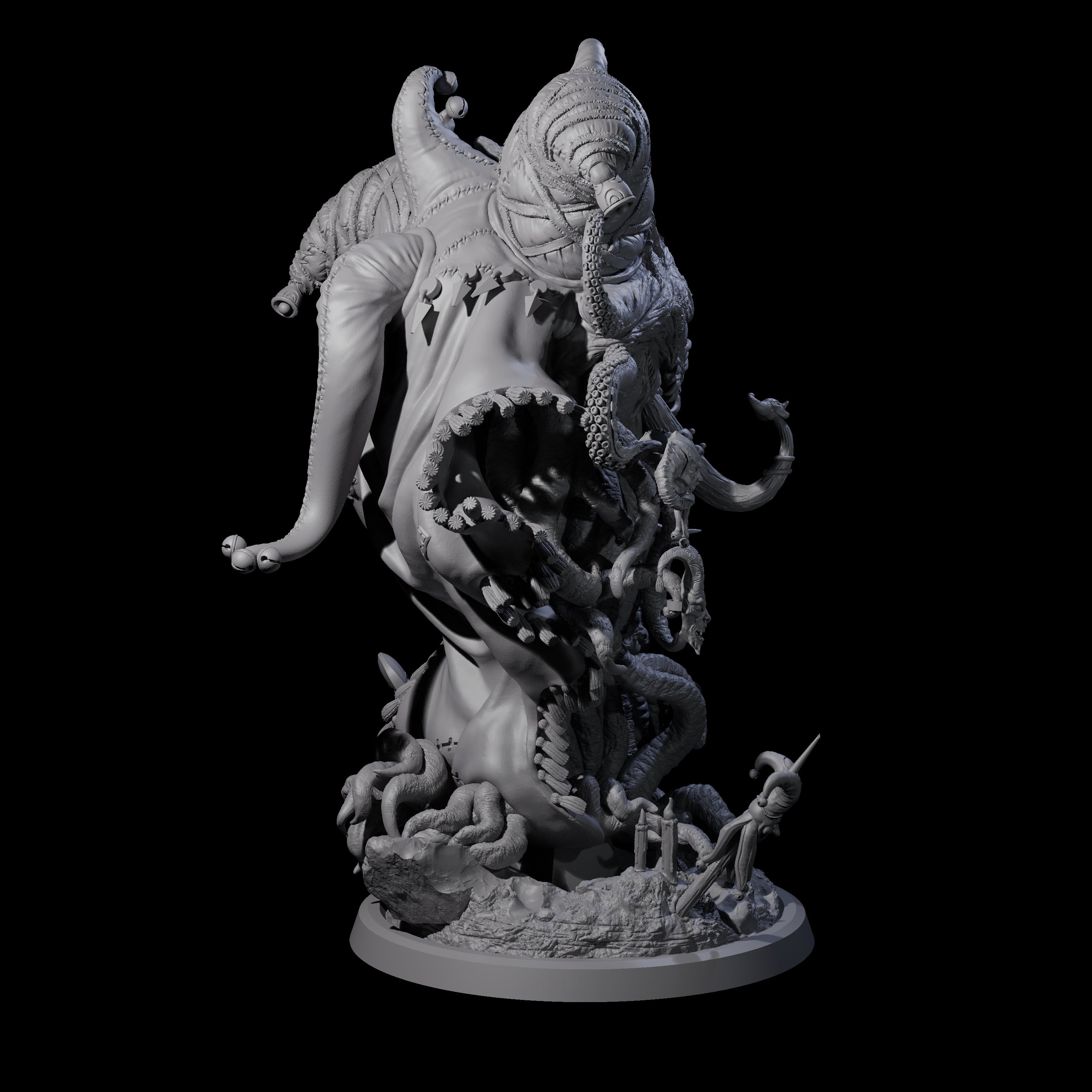 Cackling Circus Grell Miniature for Dungeons and Dragons, Pathfinder or other TTRPGs