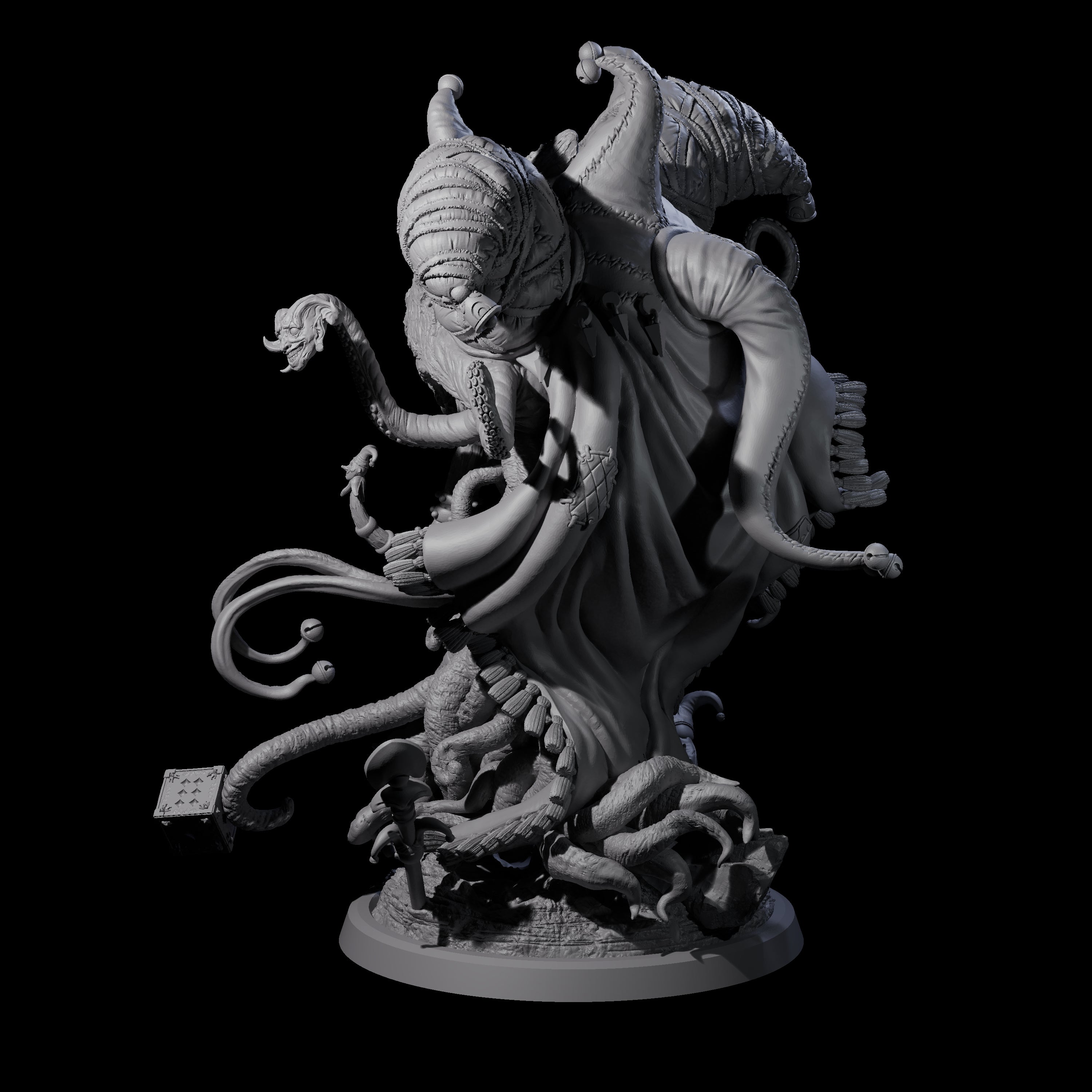 Cackling Circus Grell Miniature for Dungeons and Dragons, Pathfinder or other TTRPGs