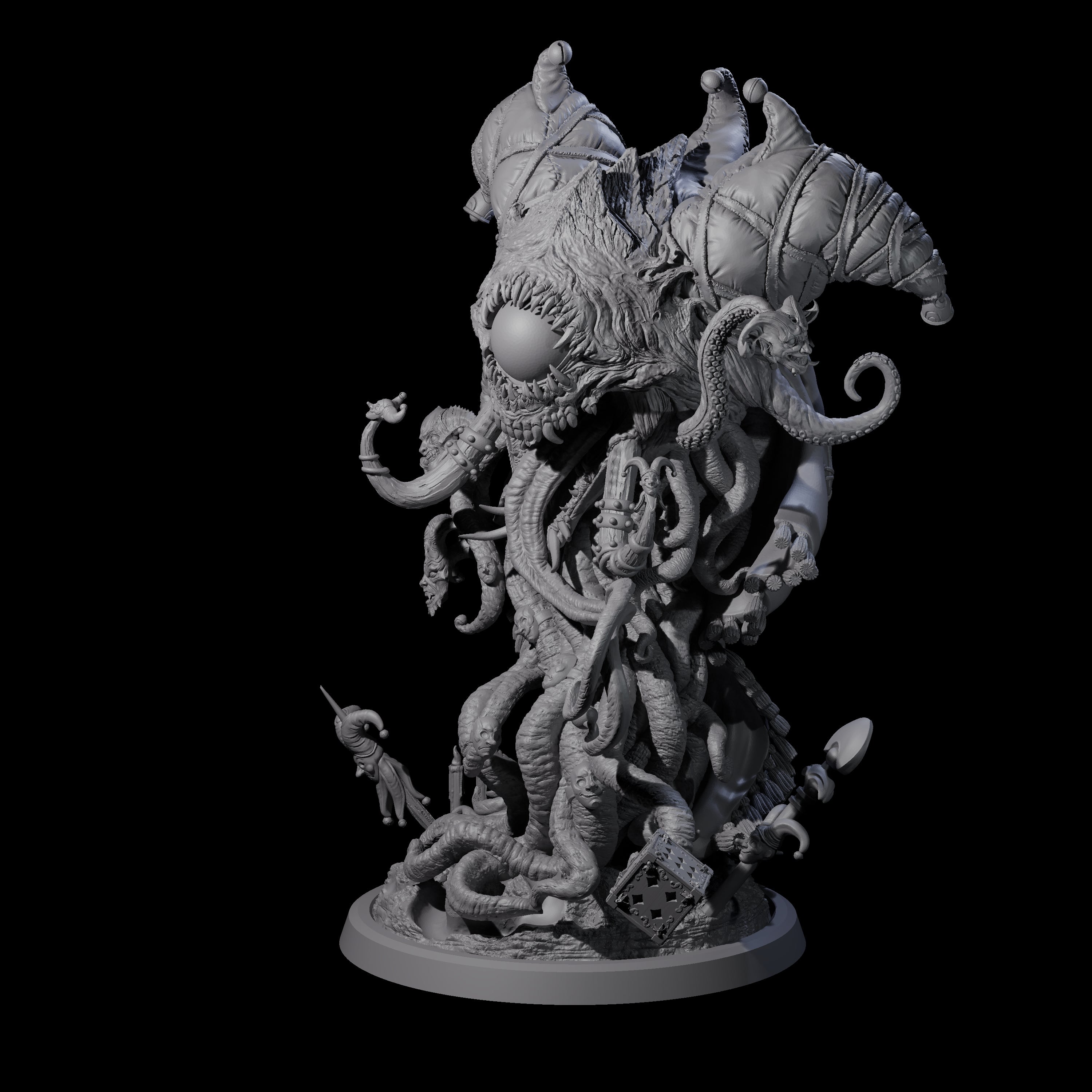 Cackling Circus Grell Miniature for Dungeons and Dragons, Pathfinder or other TTRPGs