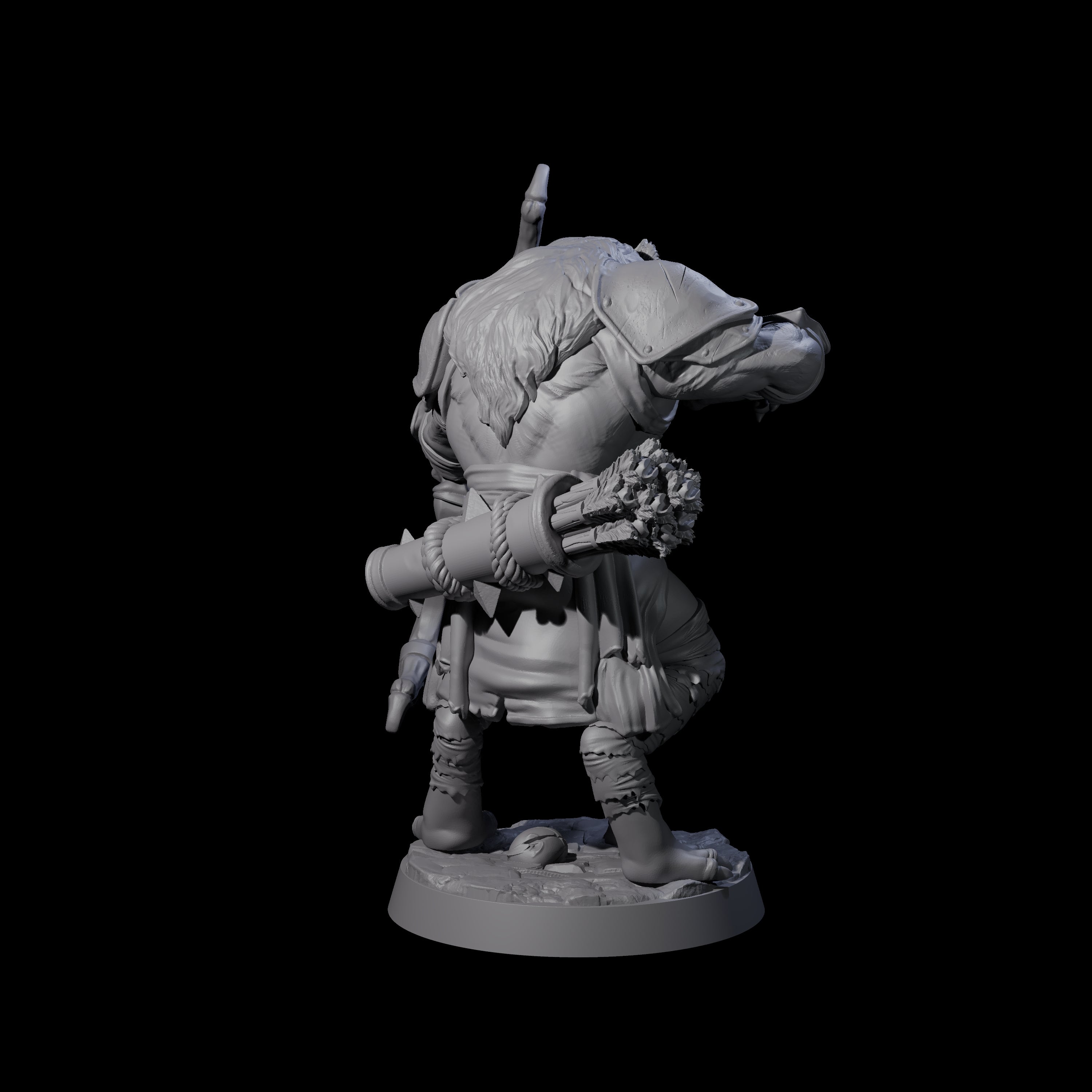 Cackling Gnoll C Miniature for Dungeons and Dragons, Pathfinder or other TTRPGs