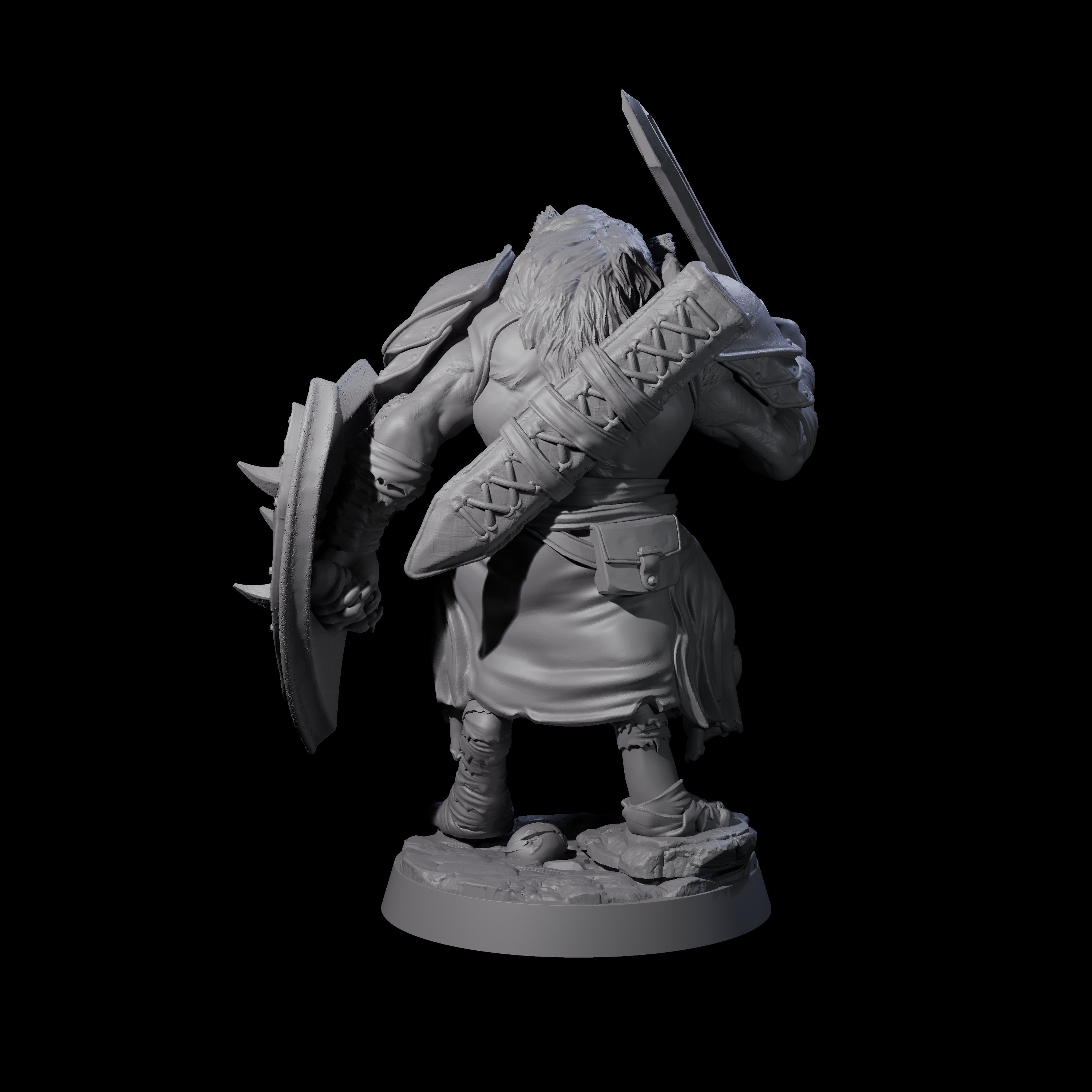 Cackling Gnoll D Miniature for Dungeons and Dragons, Pathfinder or other TTRPGs