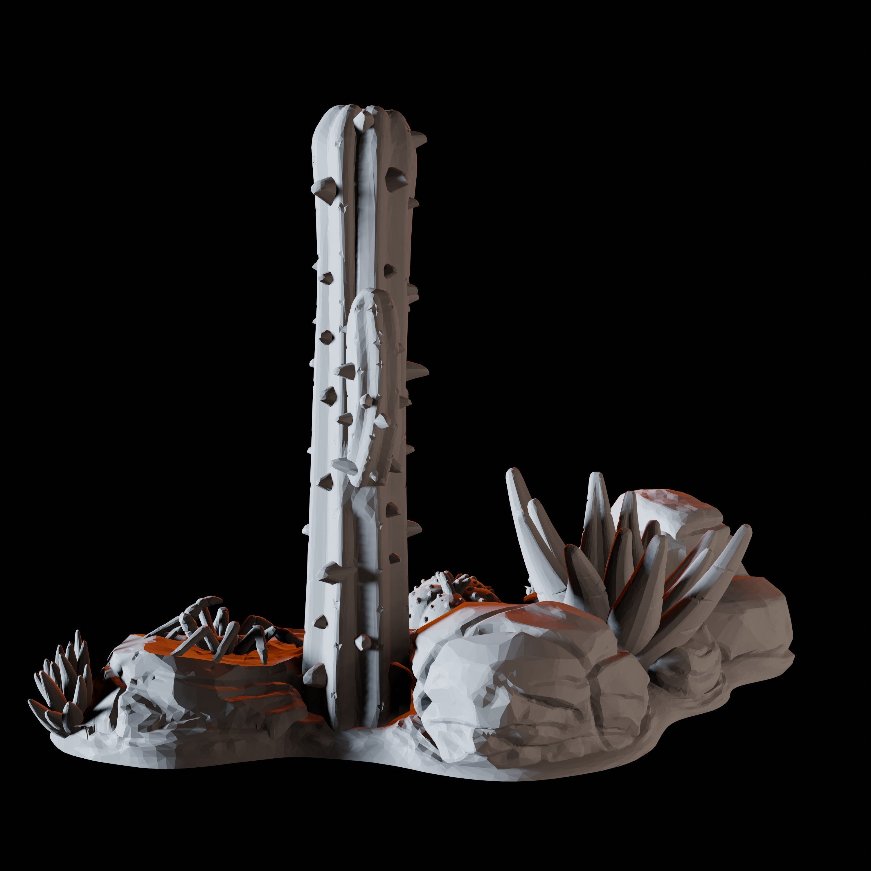 Cactus and Scorpions Miniature for Dungeons and Dragons, Pathfinder or other TTRPGs