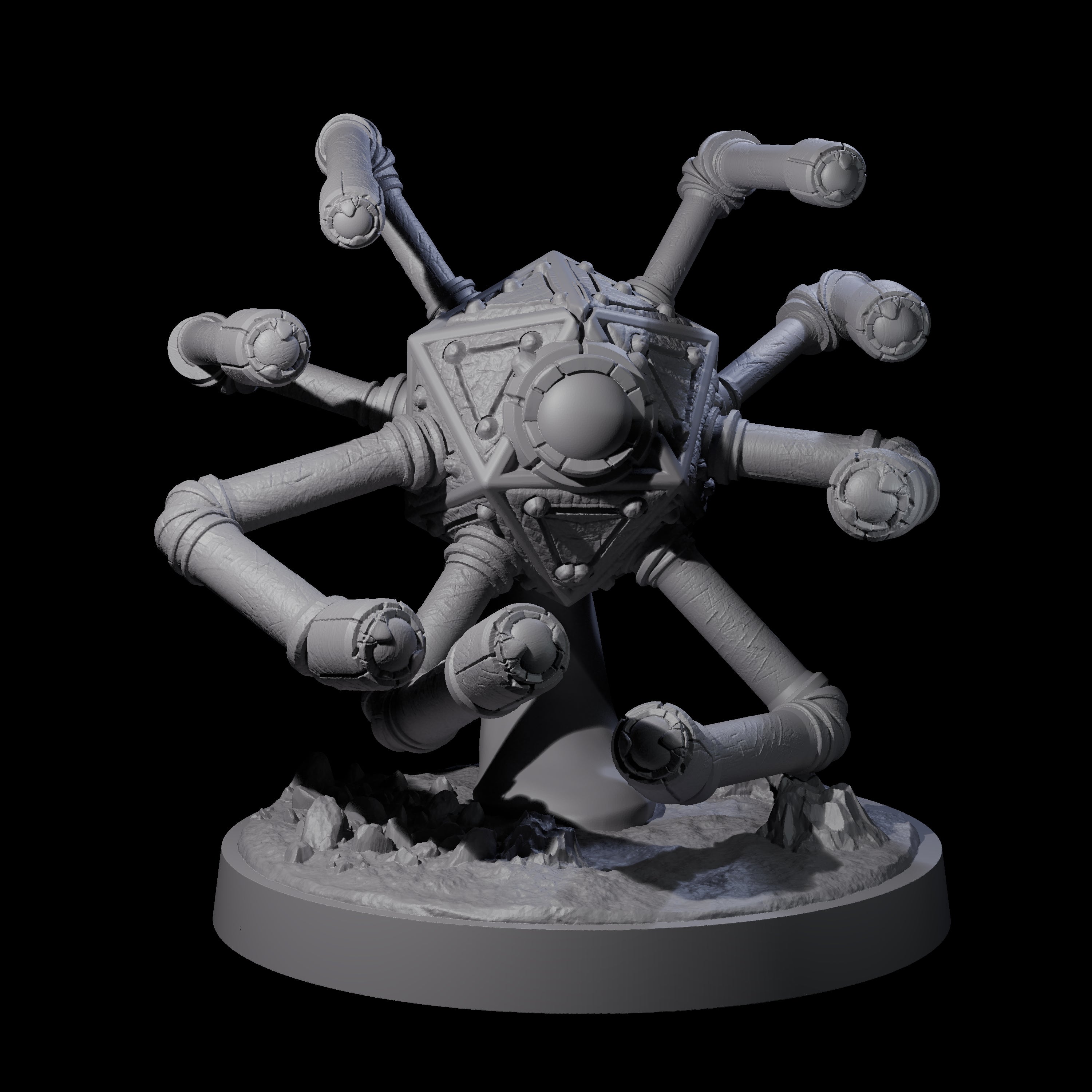 Calculating Beholder Logician Miniature for Dungeons and Dragons, Pathfinder or other TTRPGs