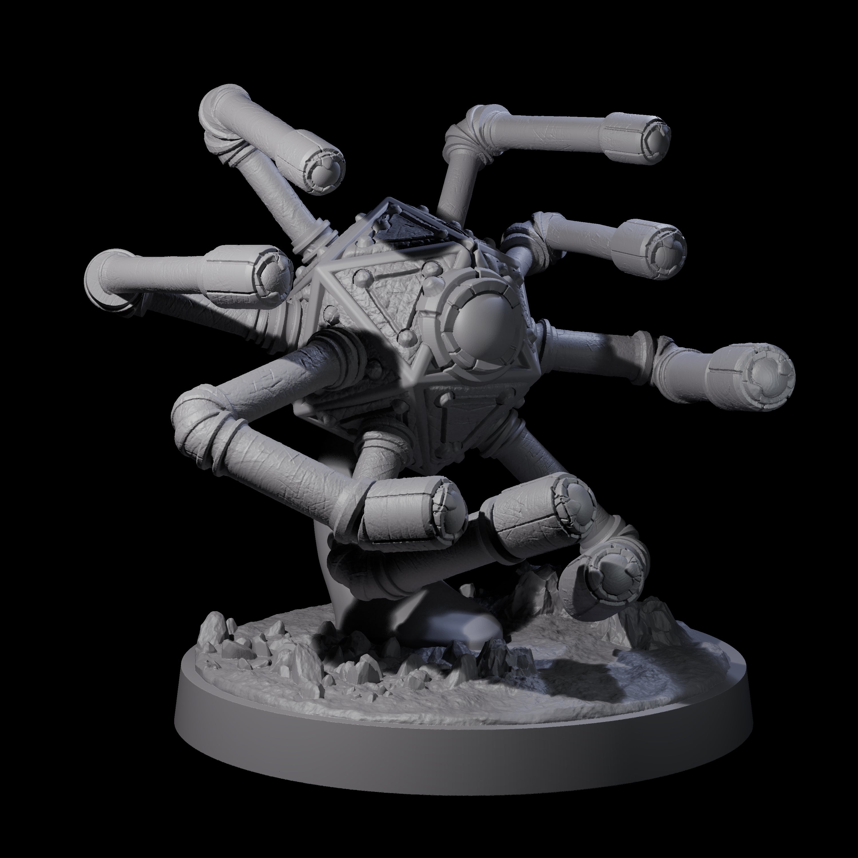 Calculating Beholder Logician Miniature for Dungeons and Dragons, Pathfinder or other TTRPGs