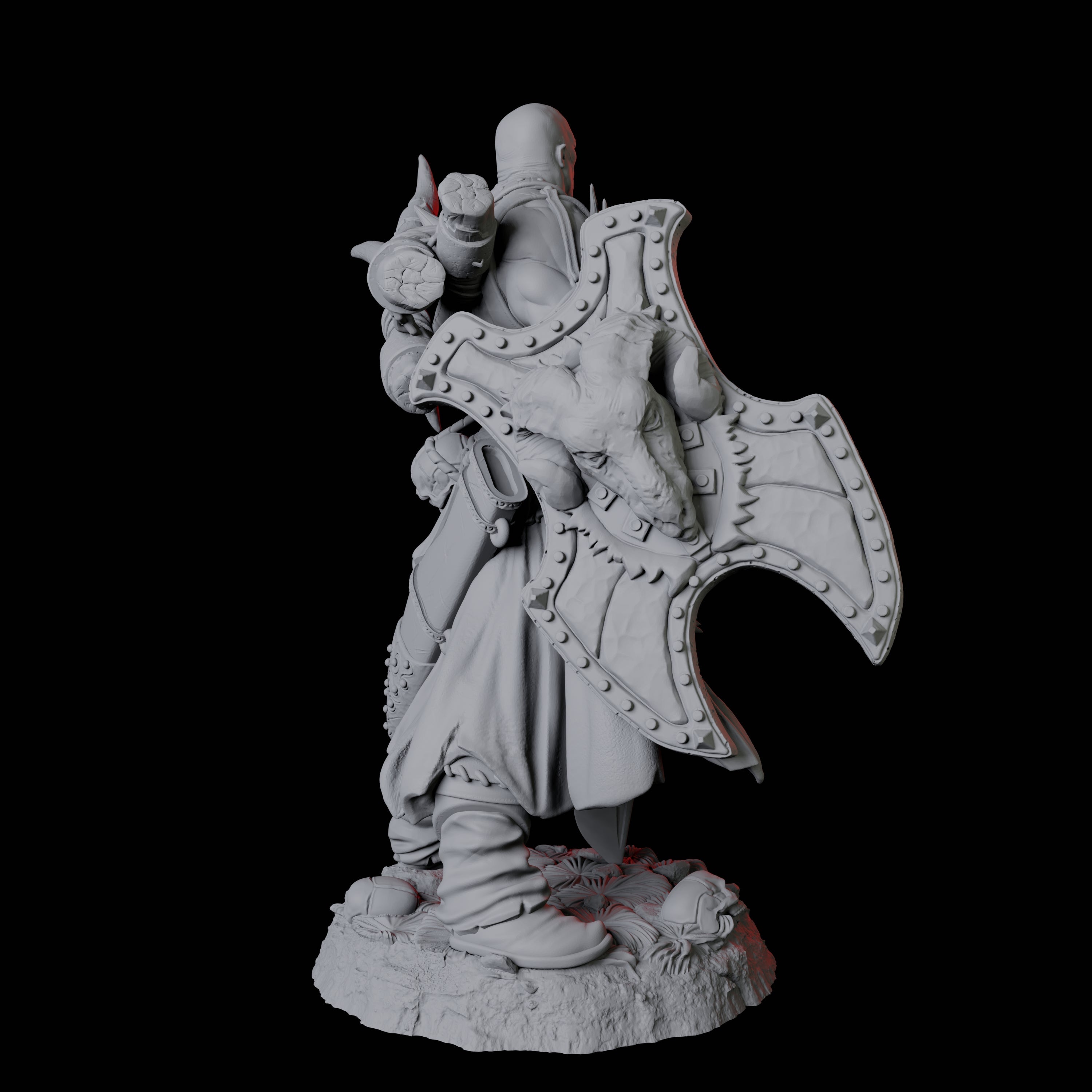 Calm Northman Barbarian Miniature for Dungeons and Dragons, Pathfinder or other TTRPGs