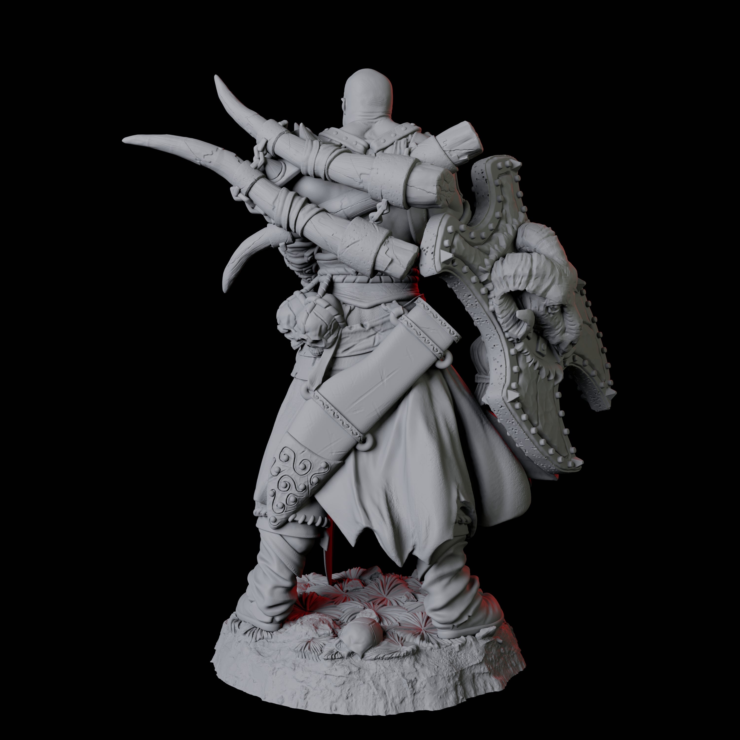 Calm Northman Barbarian Miniature for Dungeons and Dragons, Pathfinder or other TTRPGs