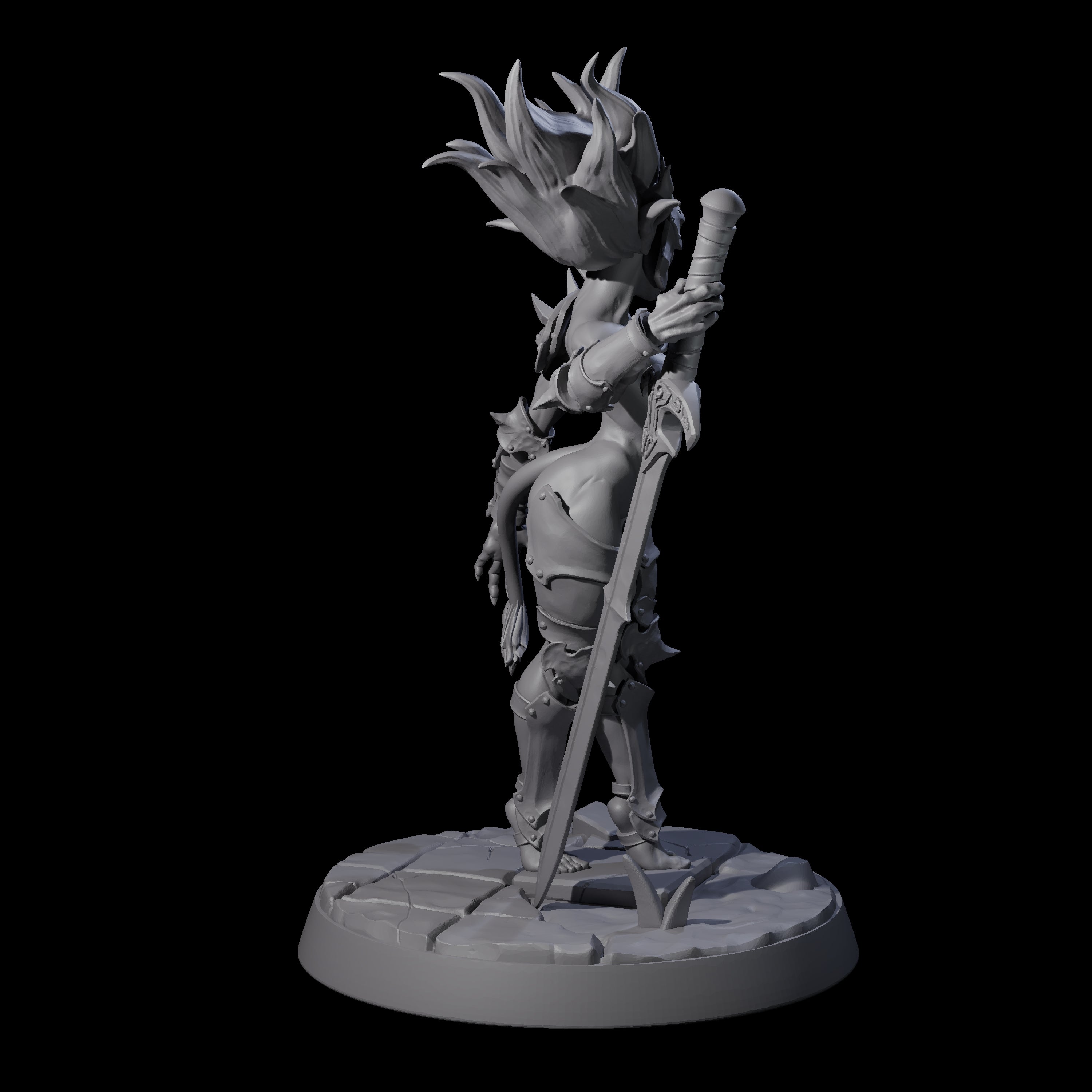 Calm Troll Pin-up Miniature for Dungeons and Dragons, Pathfinder or other TTRPGs