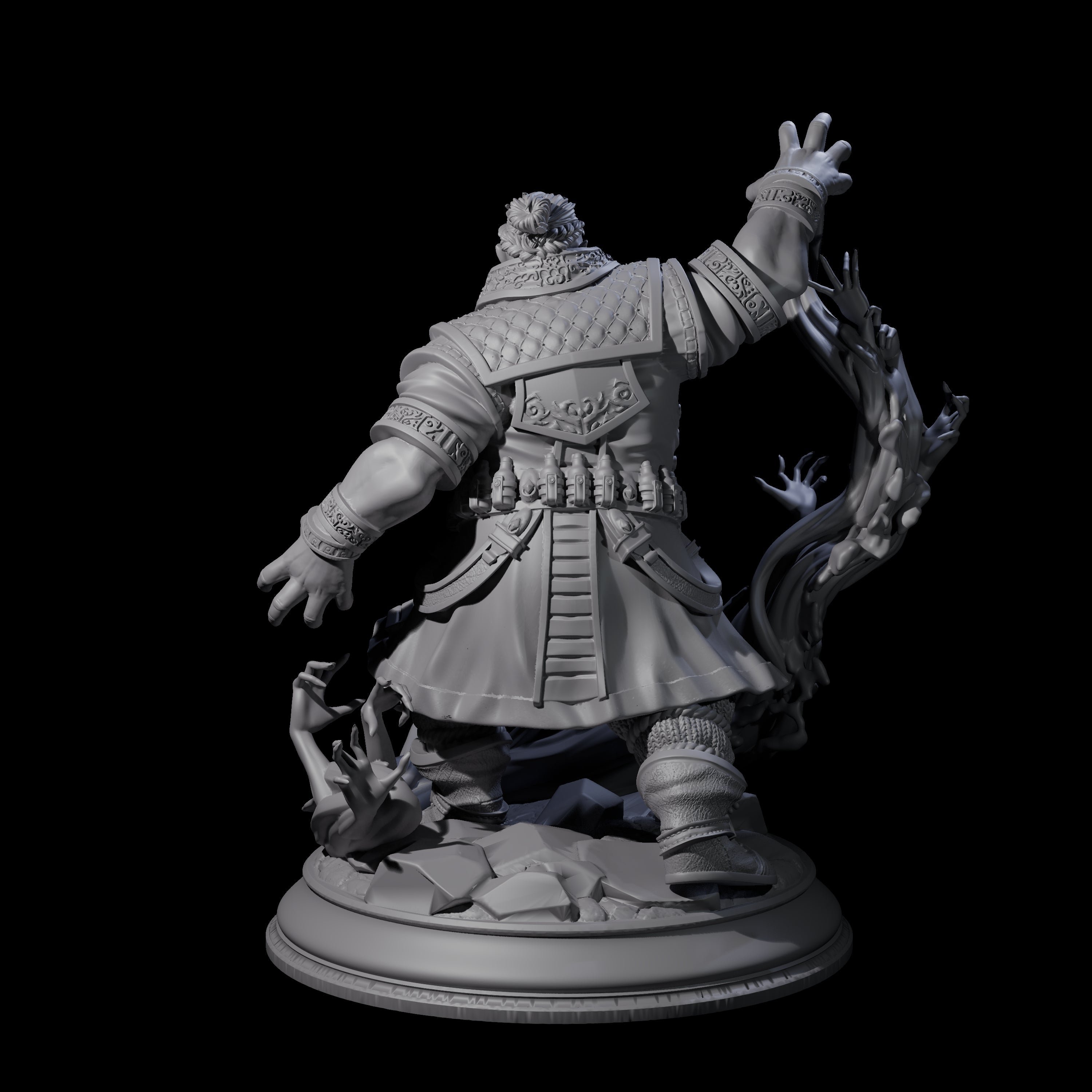 Canny Dwarven Sorcerer Miniature for Dungeons and Dragons, Pathfinder or other TTRPGs
