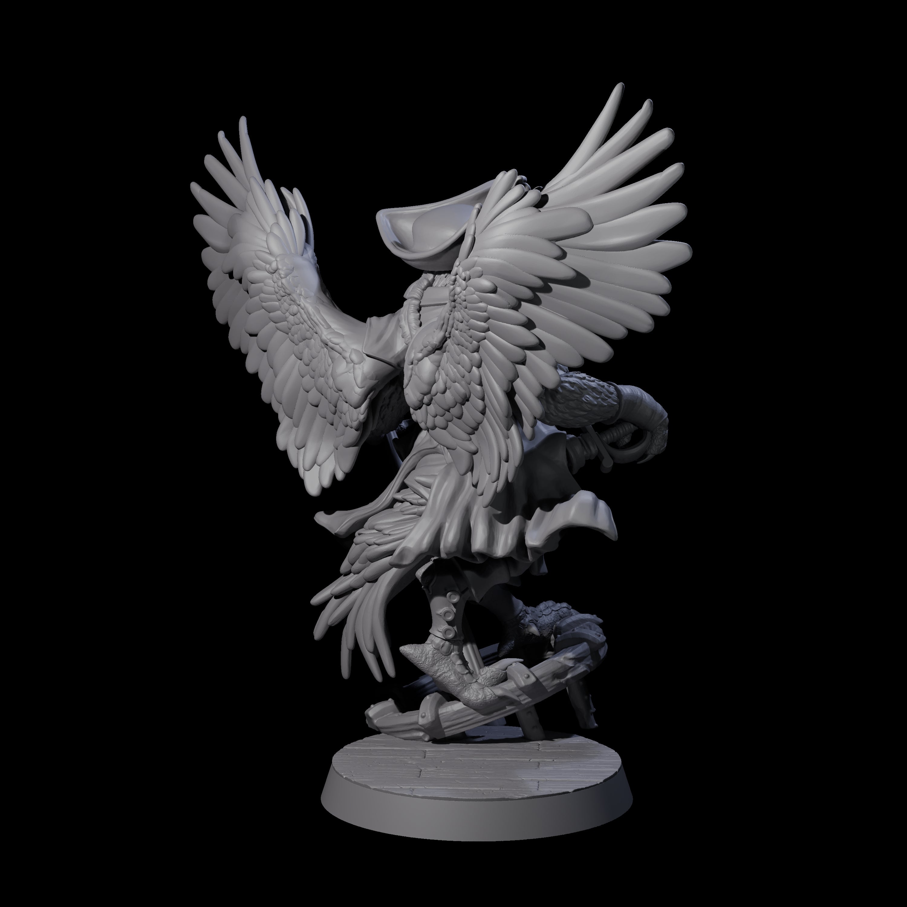 Captain Jacked Sparrow Miniature for Dungeons and Dragons, Pathfinder or other TTRPGs