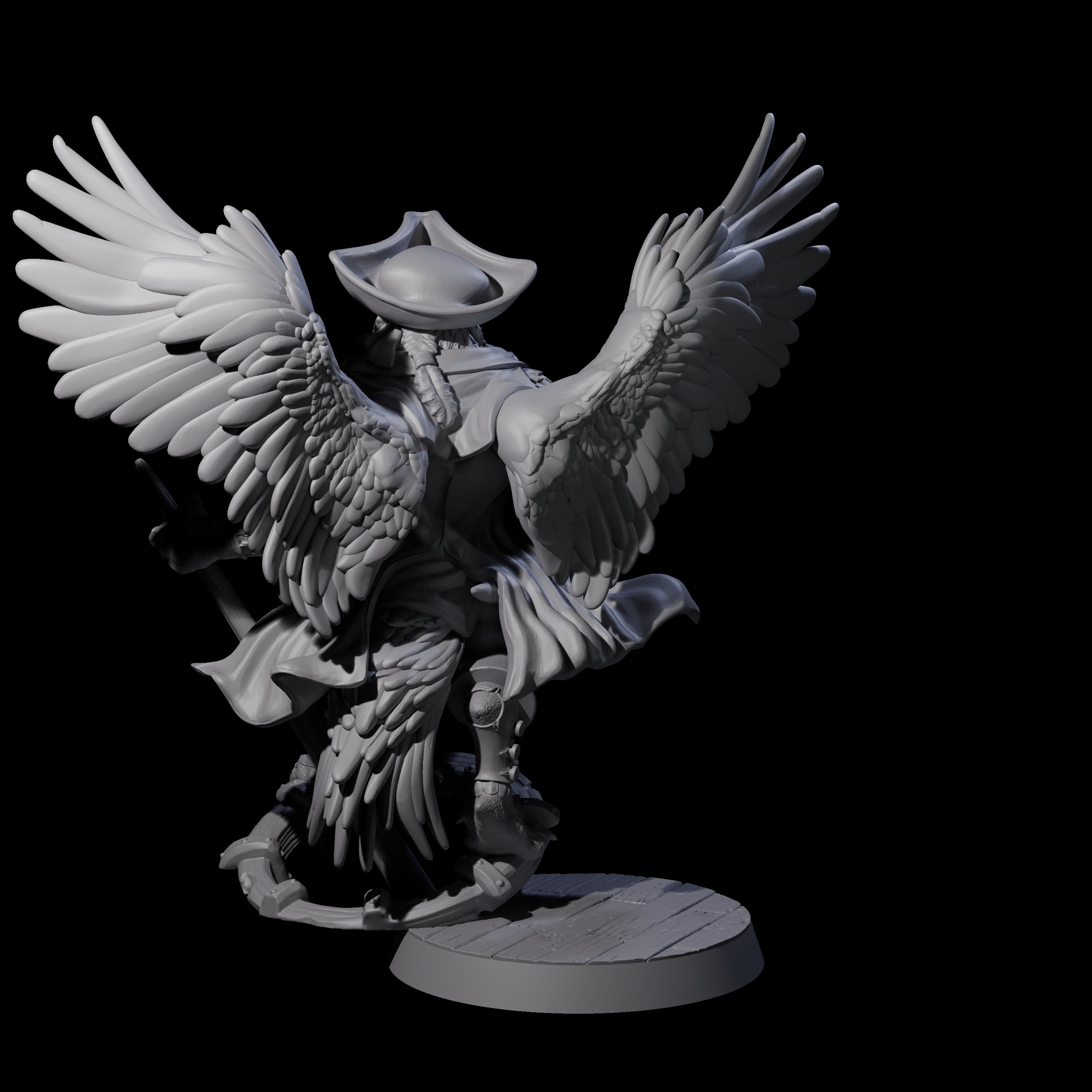 Captain Jacked Sparrow Miniature for Dungeons and Dragons, Pathfinder or other TTRPGs
