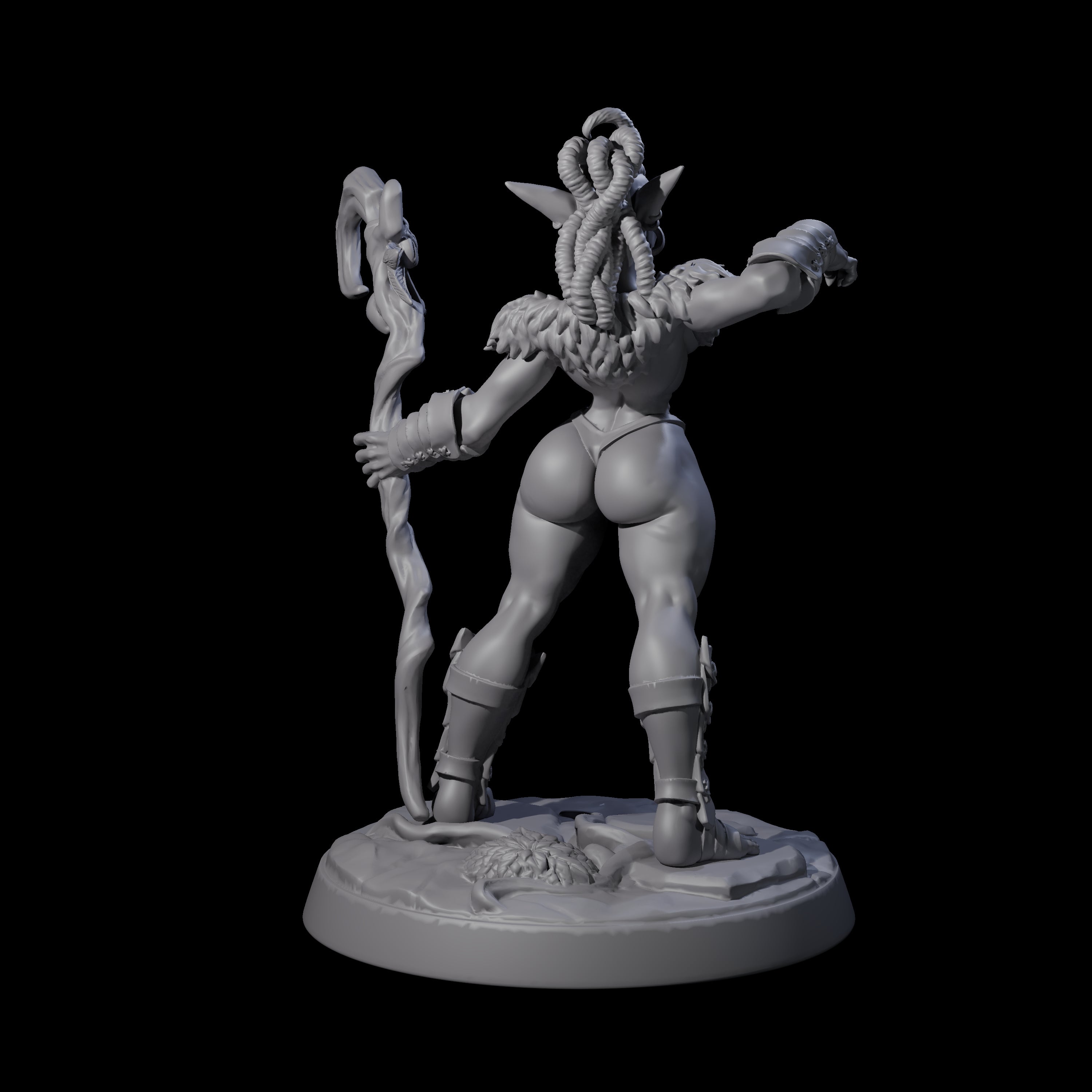 Captivating Hobgoblin Pinup Miniature for Dungeons and Dragons, Pathfinder or other TTRPGs