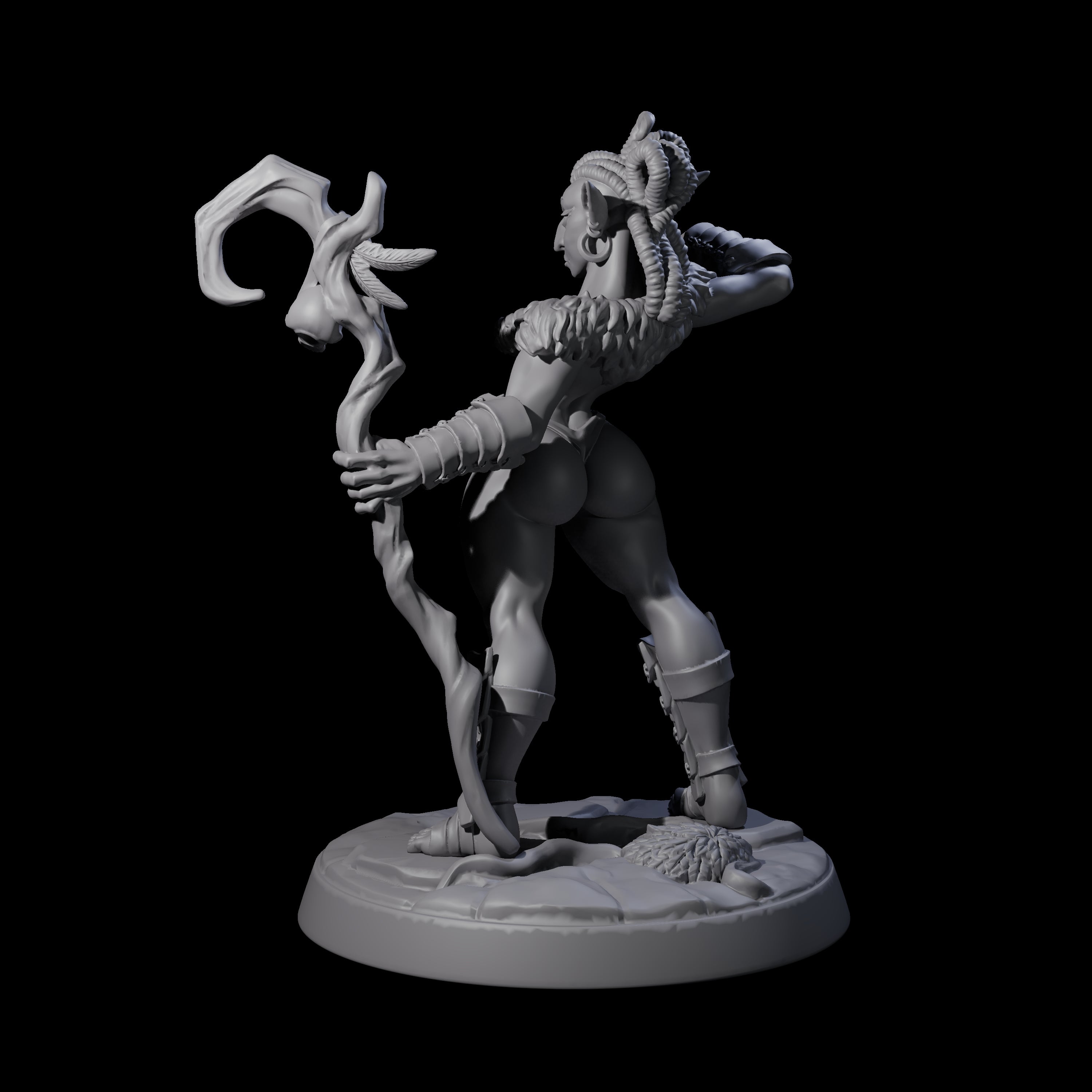 Captivating Hobgoblin Pinup Miniature for Dungeons and Dragons, Pathfinder or other TTRPGs