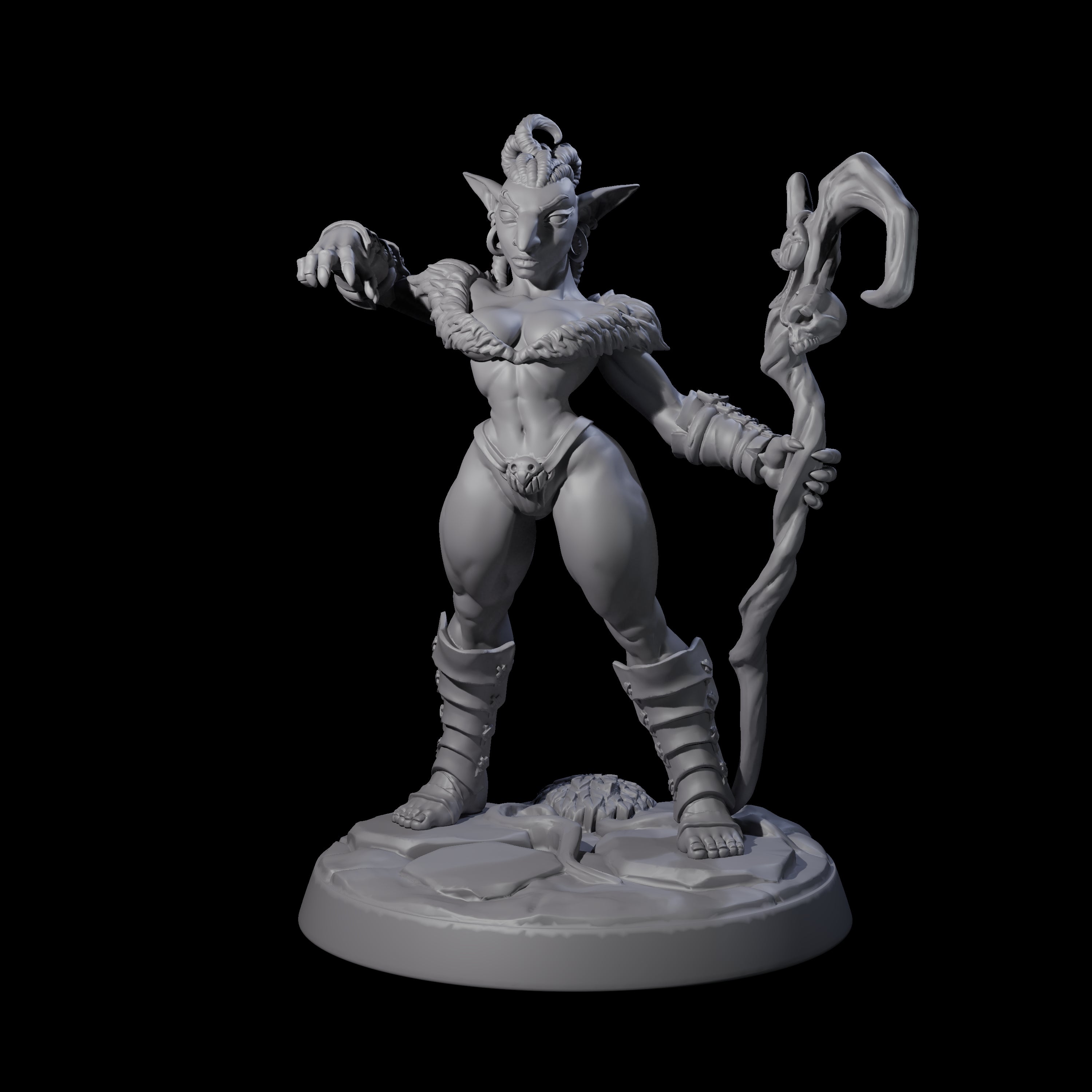 Captivating Hobgoblin Pinup Miniature for Dungeons and Dragons, Pathfinder or other TTRPGs