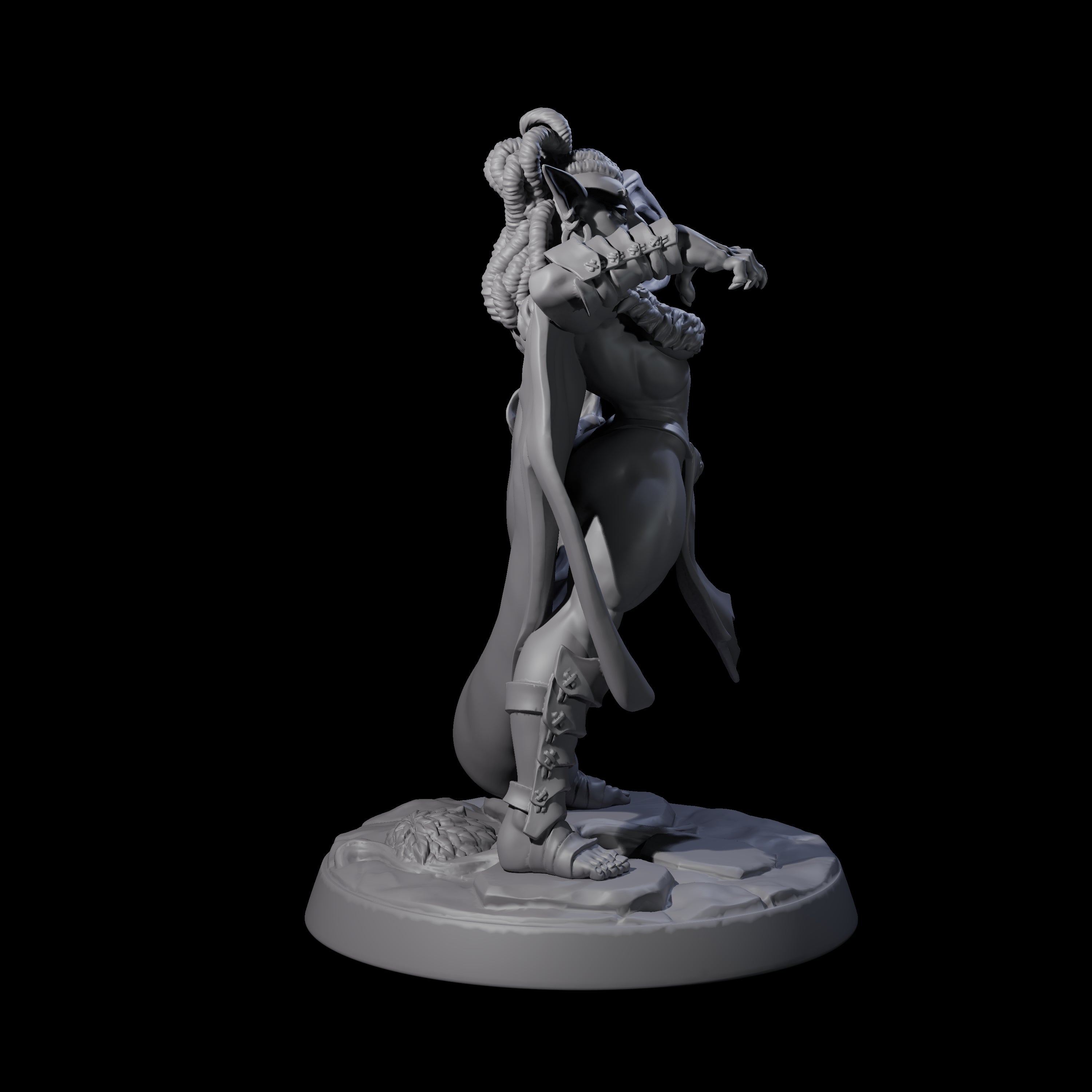 Captivating Hobgoblin Pinup Miniature for Dungeons and Dragons, Pathfinder or other TTRPGs