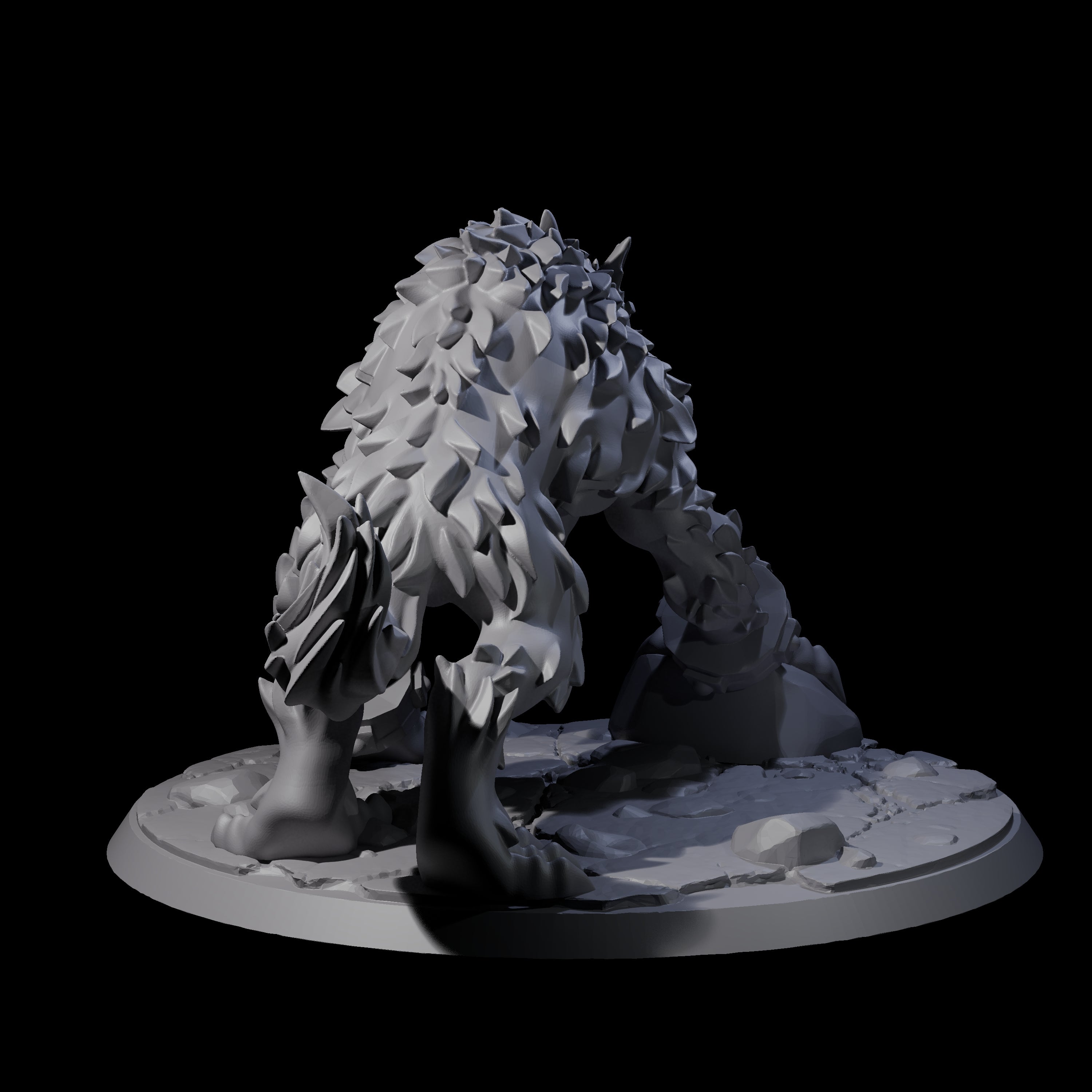 Captured Worg Miniature for Dungeons and Dragons, Pathfinder or other TTRPGs