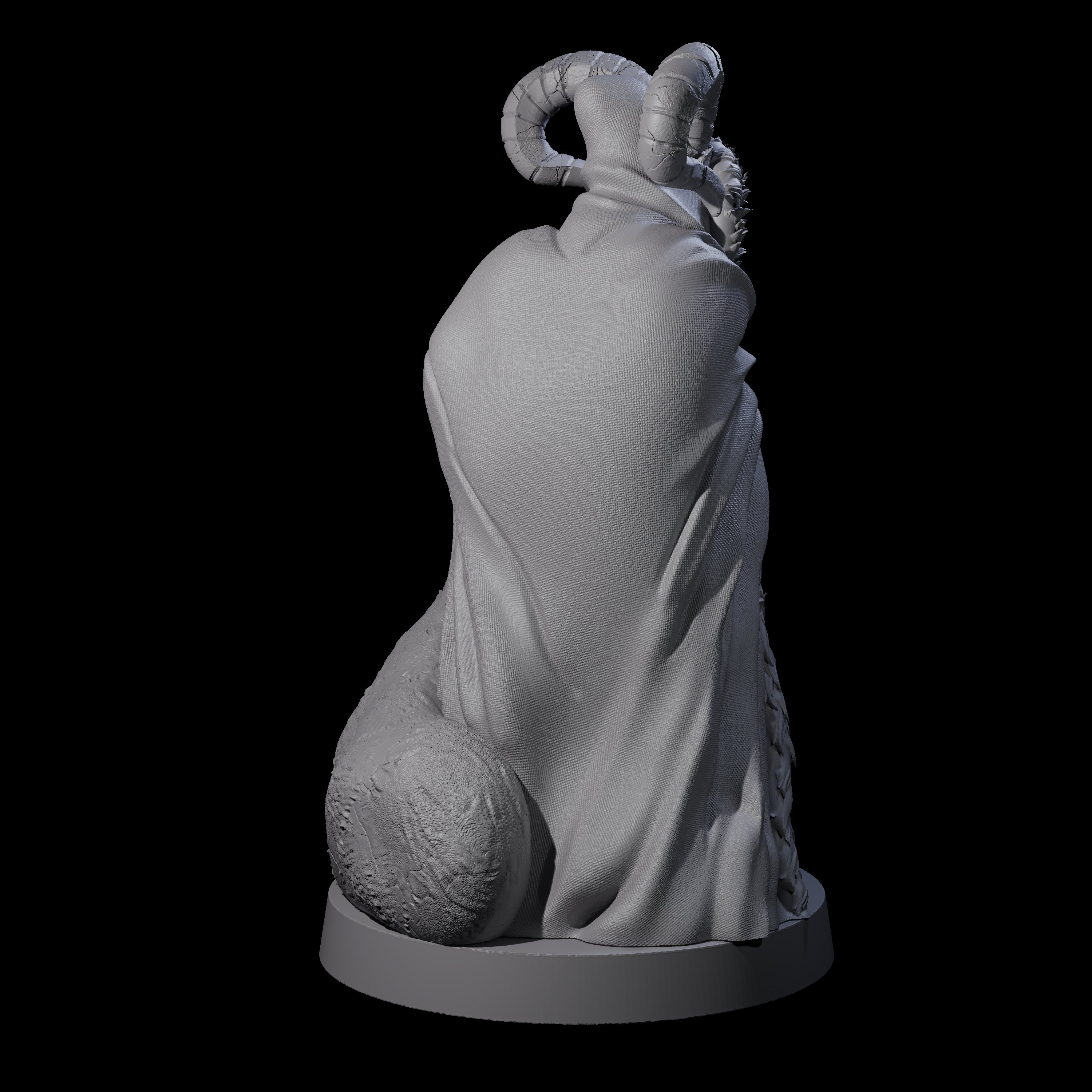 Capturing Krampus Miniature for Dungeons and Dragons, Pathfinder or other TTRPGs