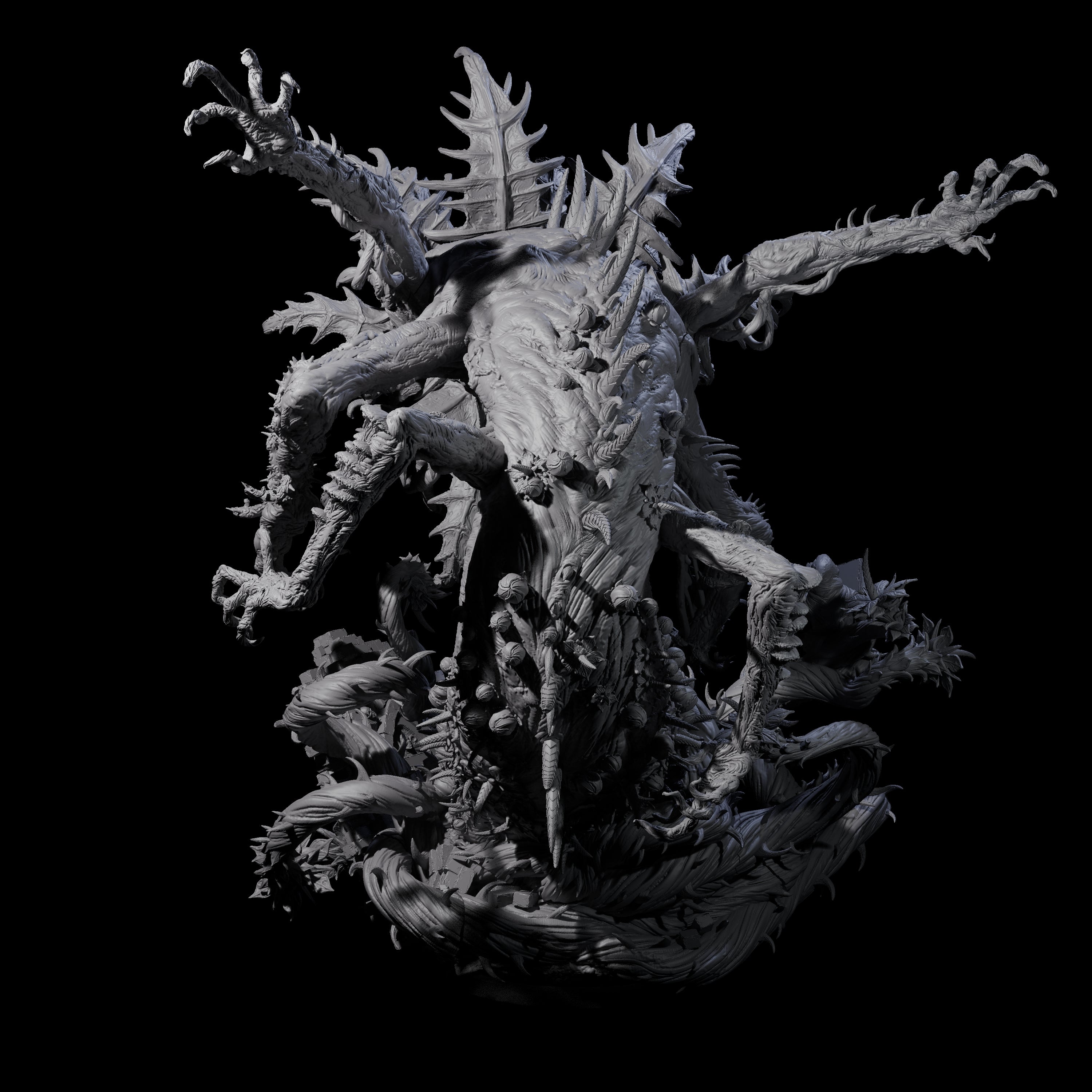 Carnivorous World Blight Horror Miniature for Dungeons and Dragons, Pathfinder or other TTRPGs