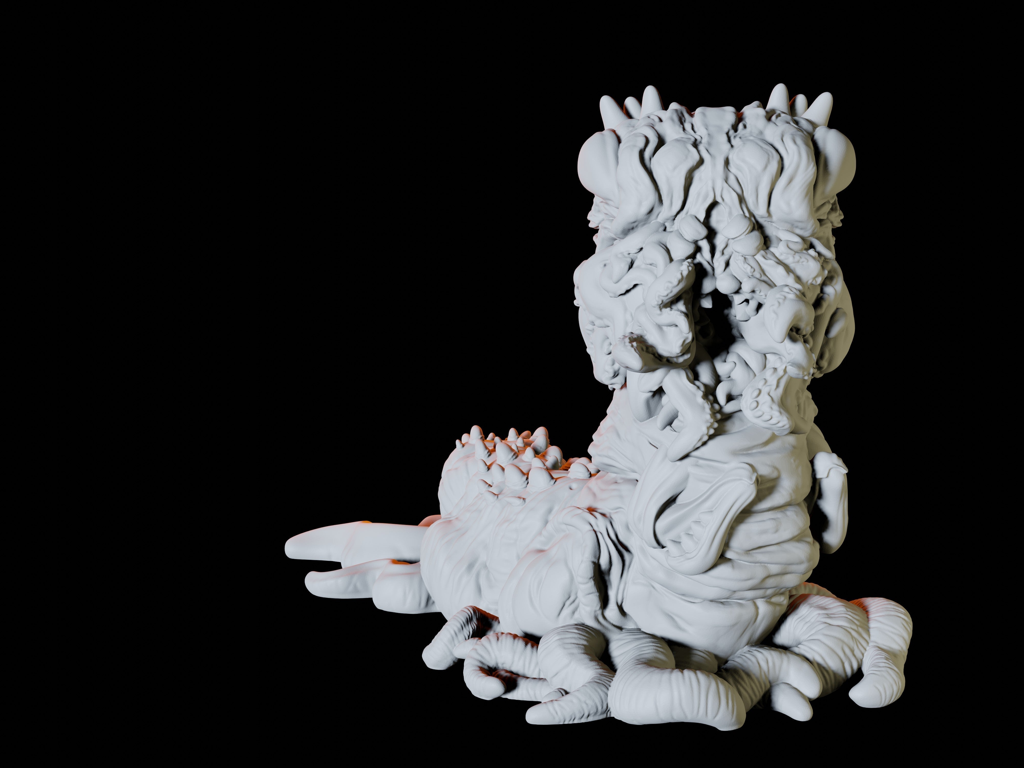 Carrion Crawler Miniature for Dungeons and Dragons - Myth Forged