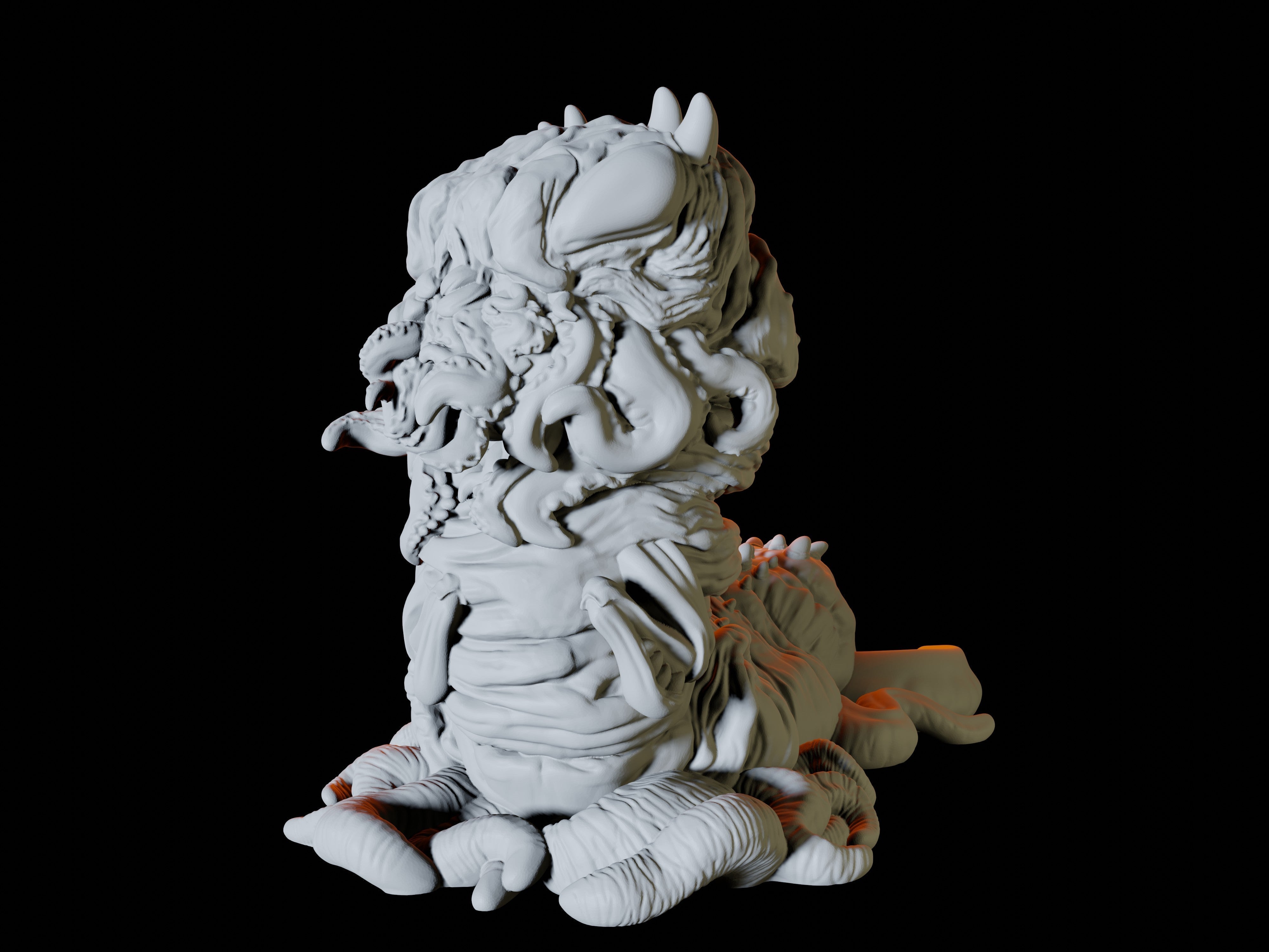 Carrion Crawler Miniature for Dungeons and Dragons - Myth Forged