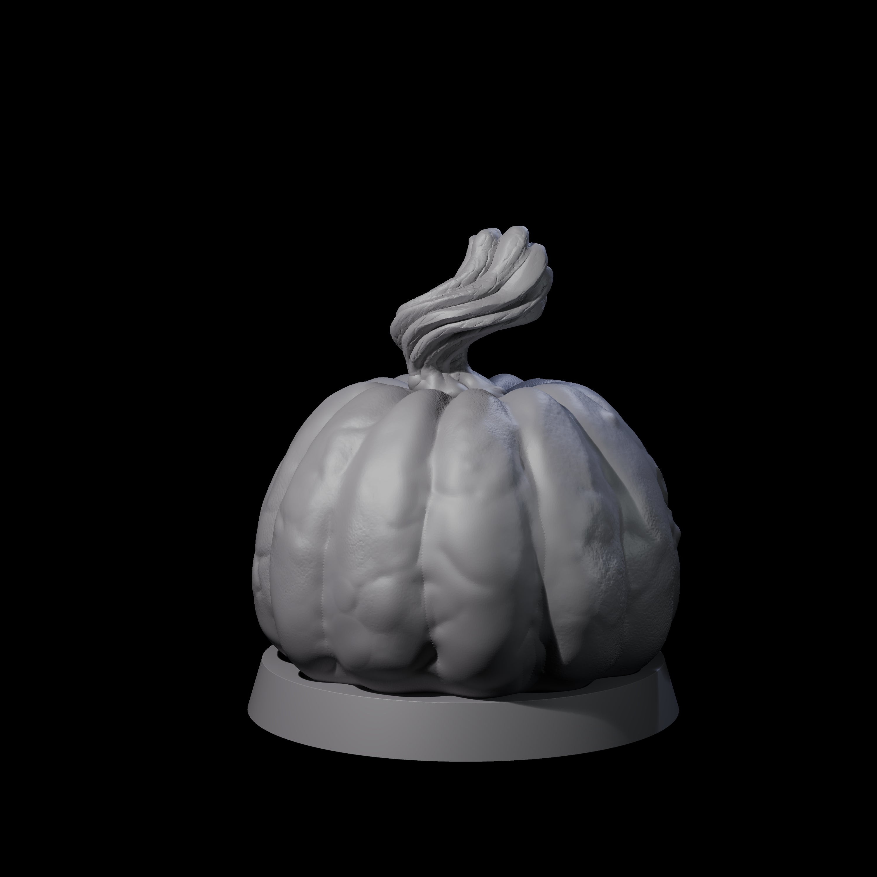 Carved Pumpkin Head Miniature for Dungeons and Dragons, Pathfinder or other TTRPGs