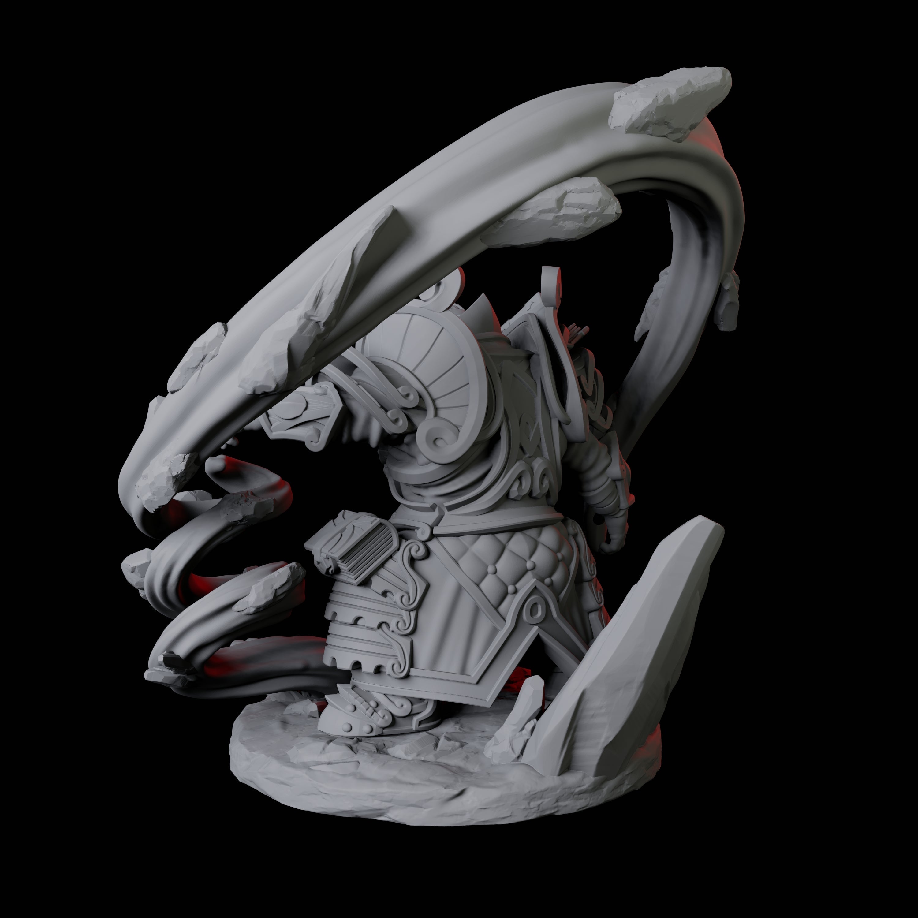 Casting Geomancer A Miniature for Dungeons and Dragons, Pathfinder or other TTRPGs