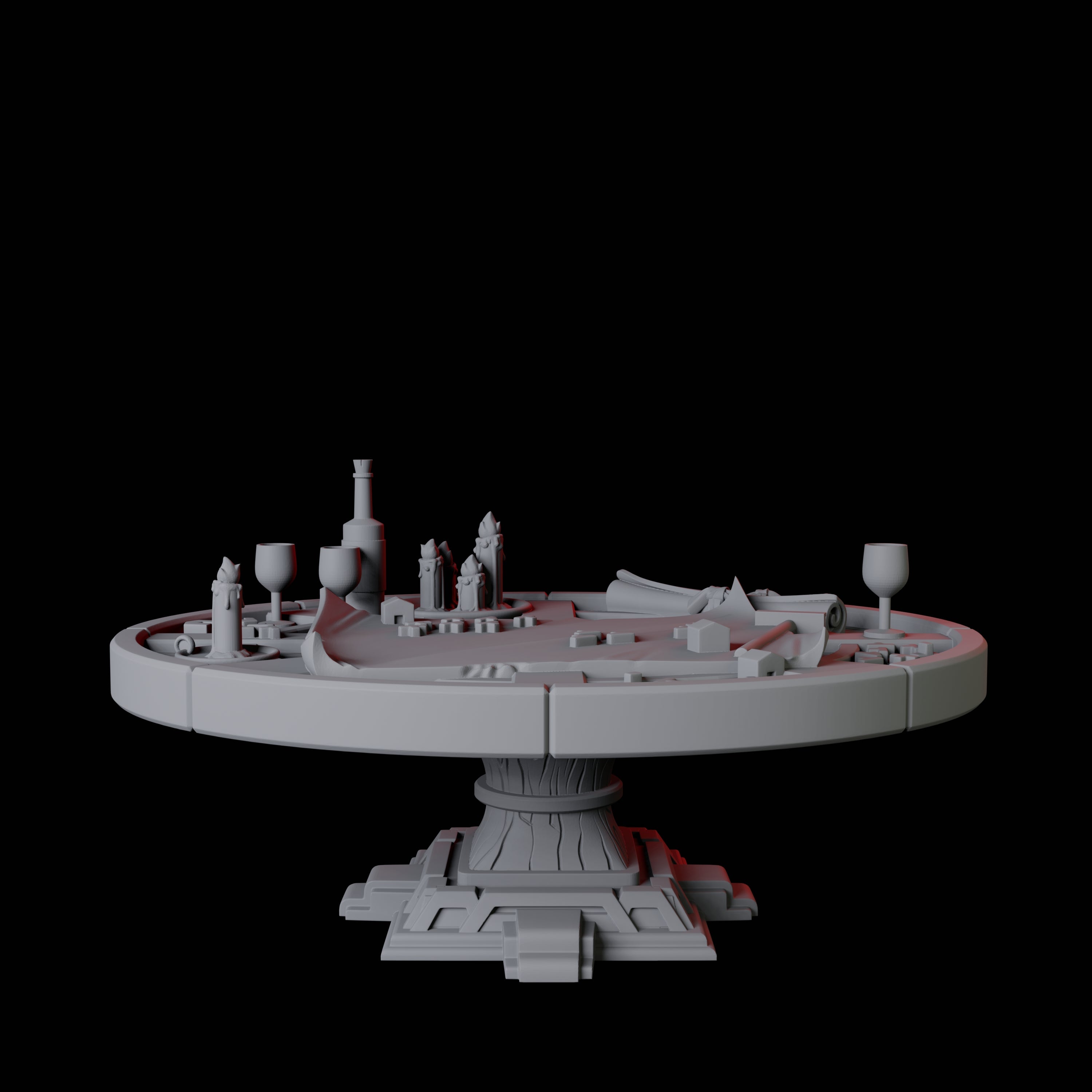 Castle Bedroom Furniture Miniature for Dungeons and Dragons, Pathfinder or other TTRPGs