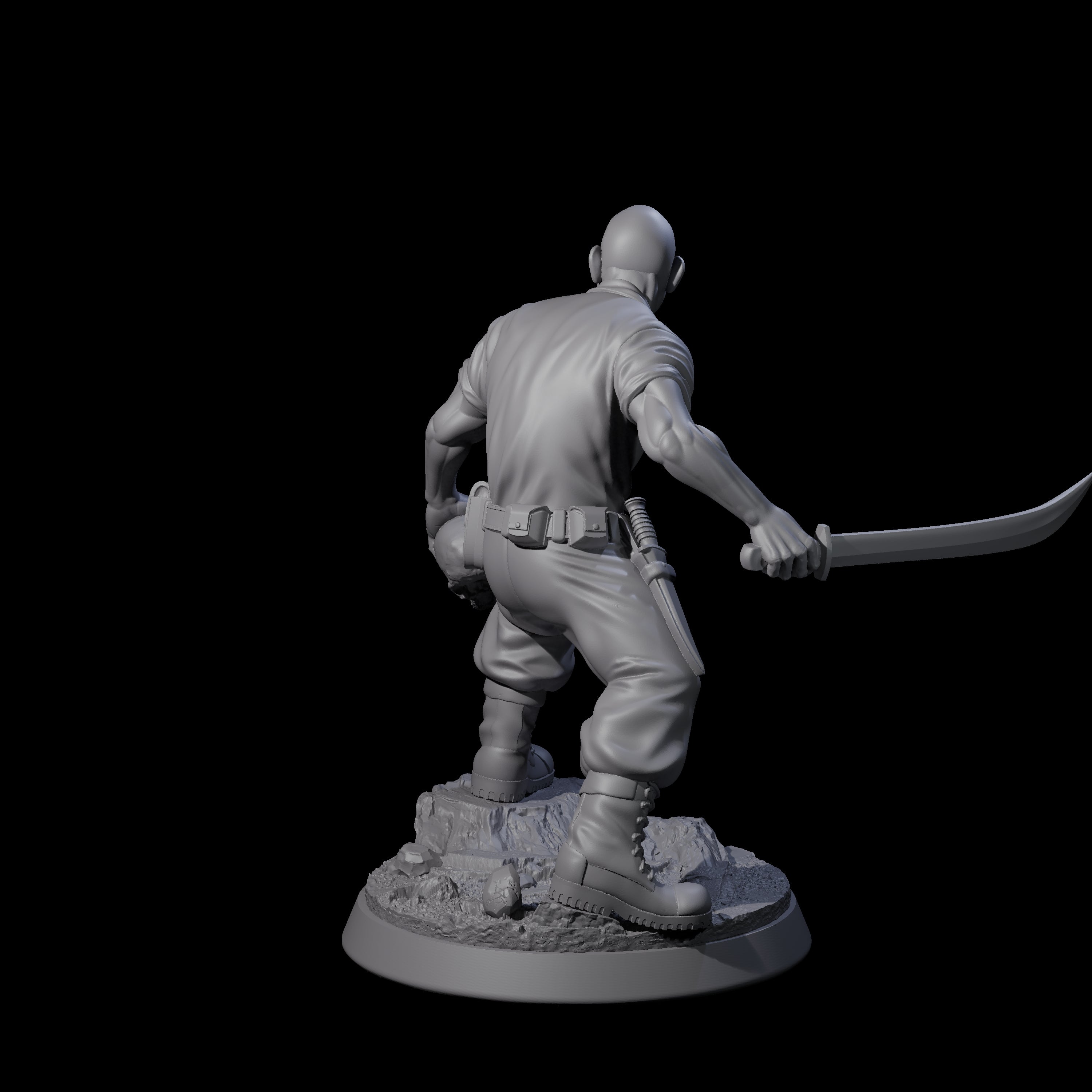 Cautious Jungle Explorer Miniature for Dungeons and Dragons, Pathfinder or other TTRPGs