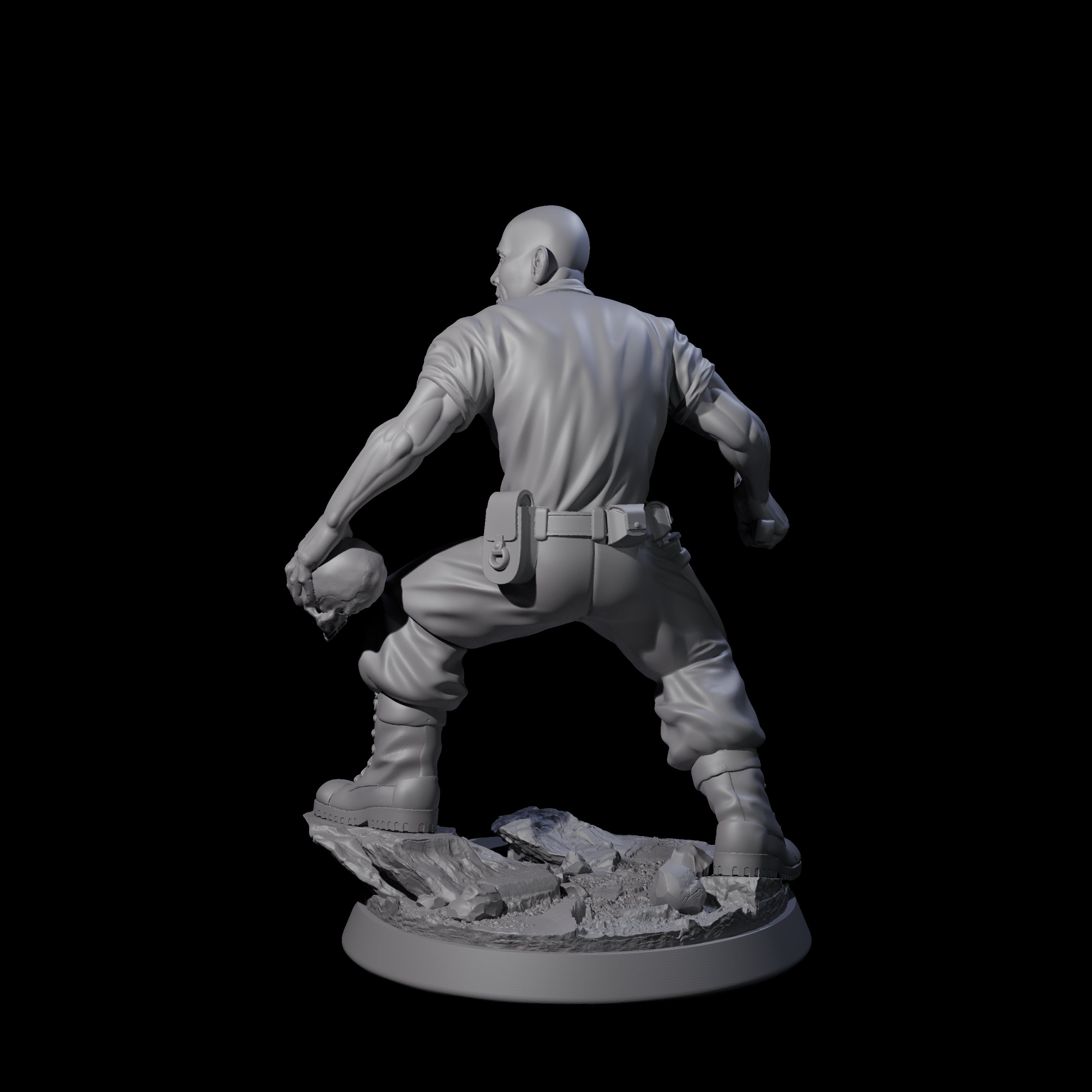Cautious Jungle Explorer Miniature for Dungeons and Dragons, Pathfinder or other TTRPGs