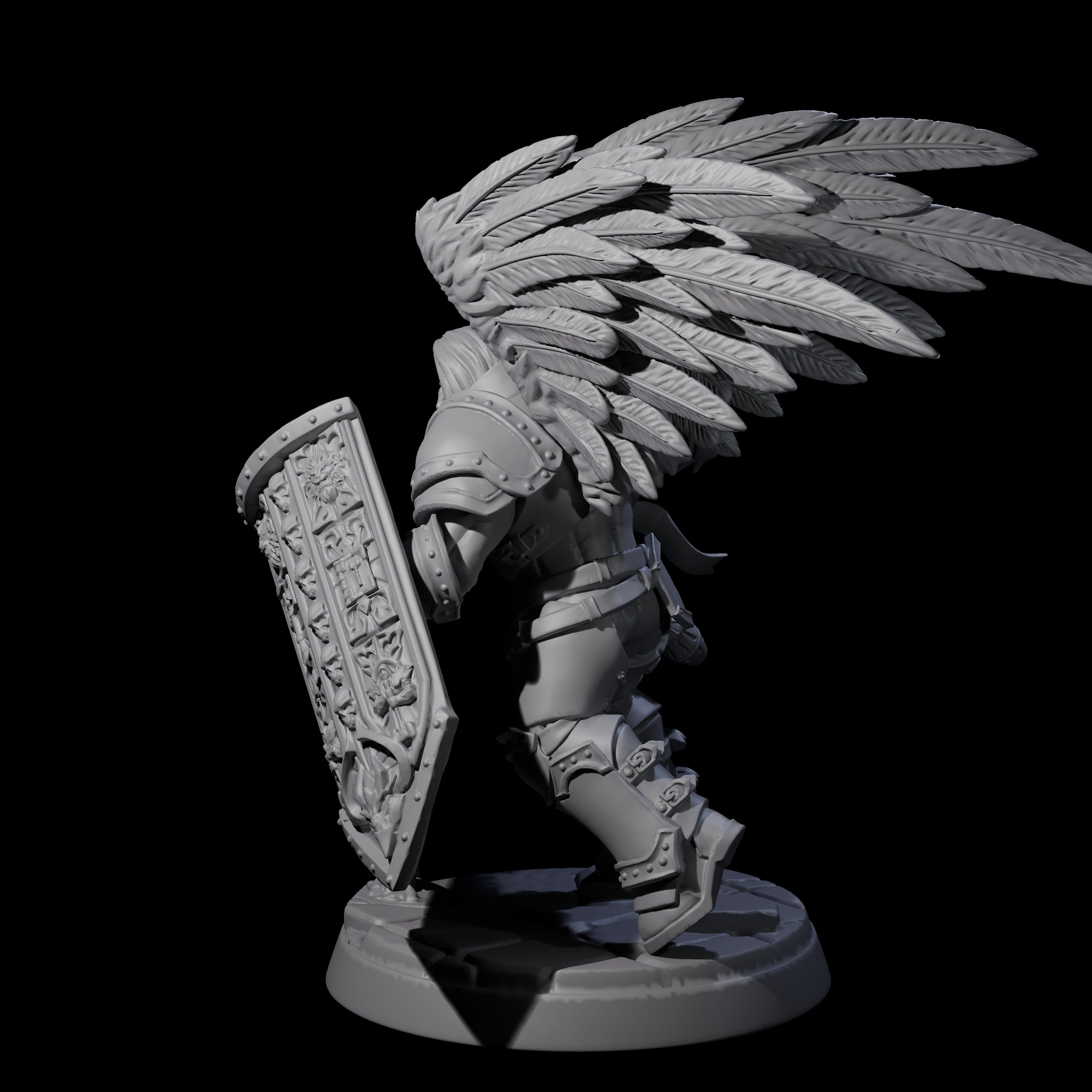 Celestial Foot Solider C Miniature for Dungeons and Dragons, Pathfinder or other TTRPGs