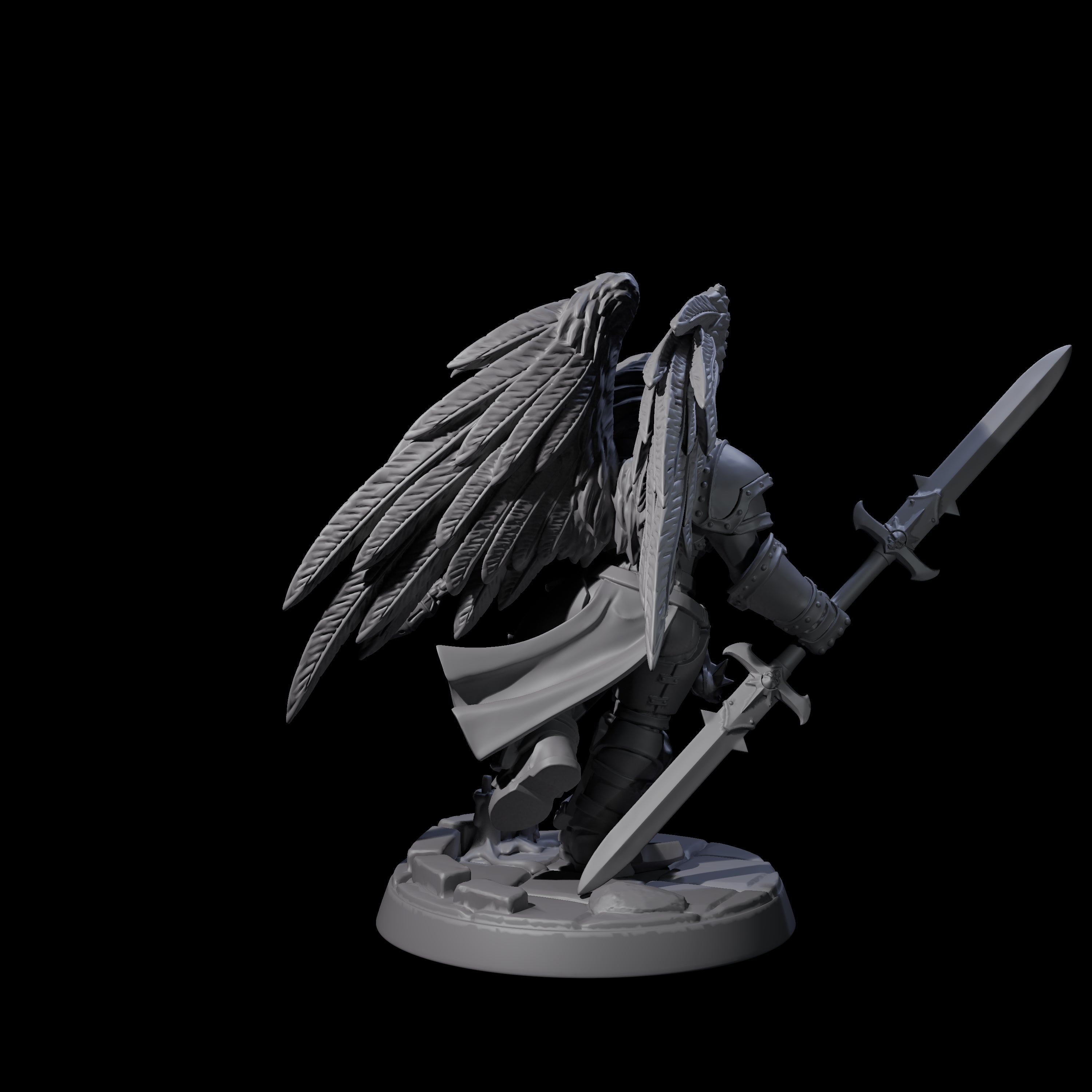 Celestial Foot Solider E Miniature for Dungeons and Dragons, Pathfinder or other TTRPGs