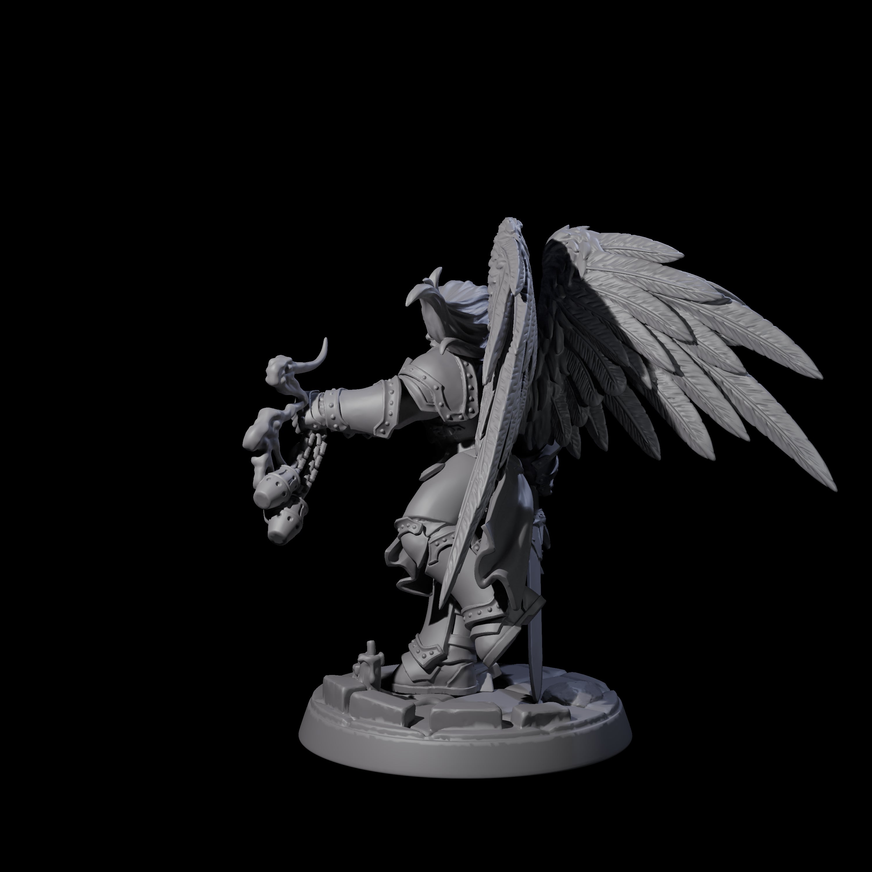 Celestial Foot Solider E Miniature for Dungeons and Dragons, Pathfinder or other TTRPGs