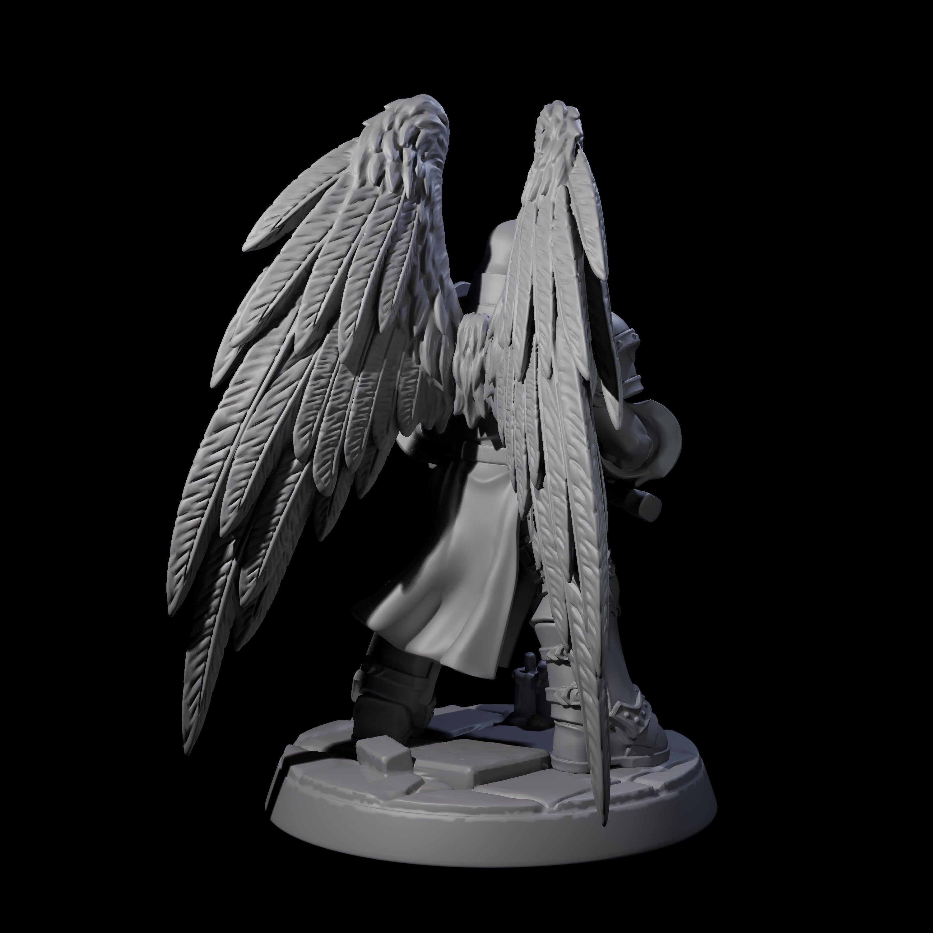 Celestial Foot Solider F Miniature for Dungeons and Dragons, Pathfinder or other TTRPGs