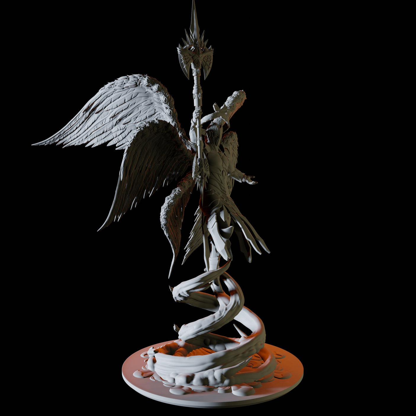 Celestial Paragon Miniature for Dungeons and Dragons, Pathfinder or other TTRPGs