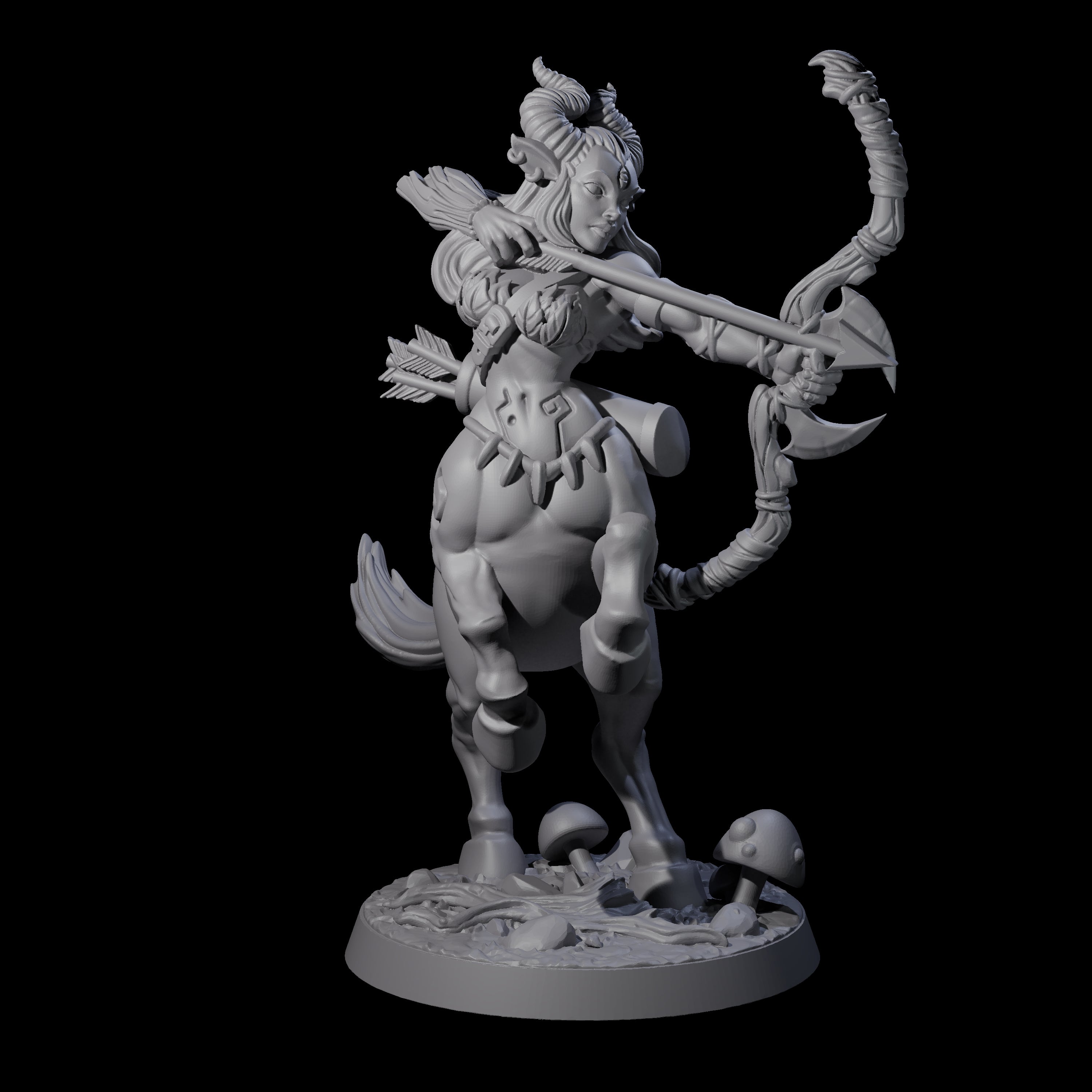 Centaur Battlemaiden Miniature for Dungeons and Dragons, Pathfinder or other TTRPGs