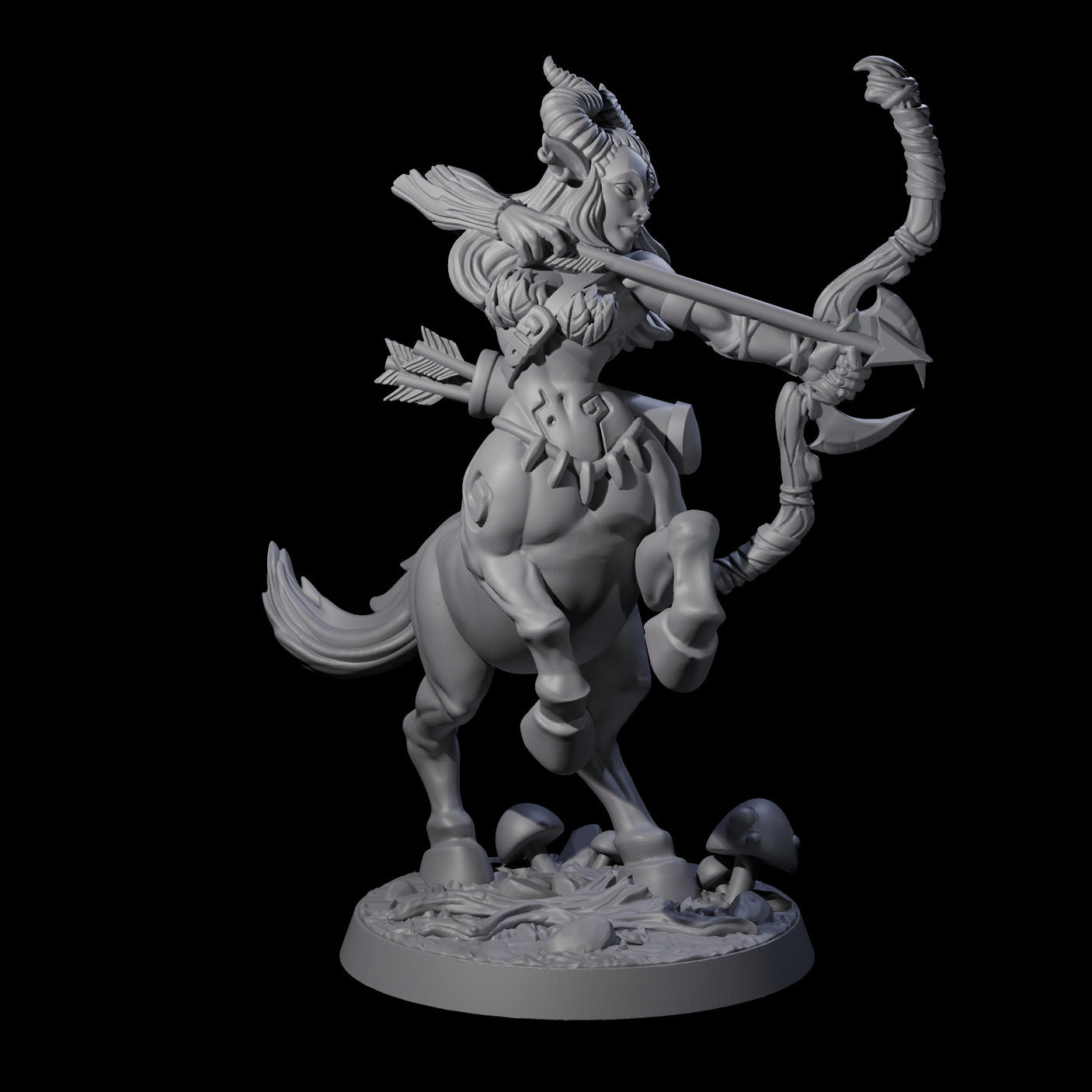 Centaur Battlemaiden Miniature for Dungeons and Dragons, Pathfinder or other TTRPGs