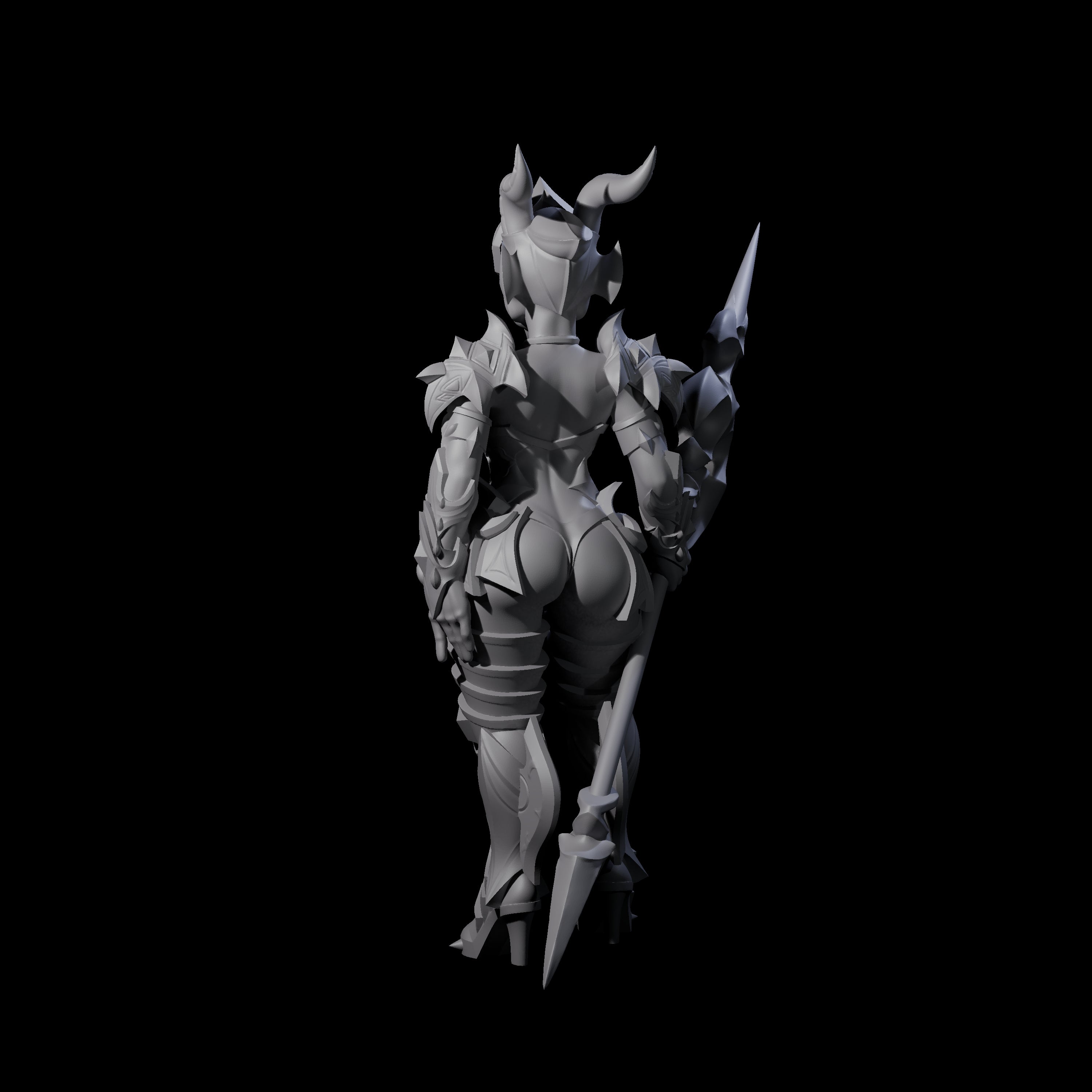 Ceremonial Dragon Guard Trooper Miniature for Dungeons and Dragons, Pathfinder or other TTRPGs