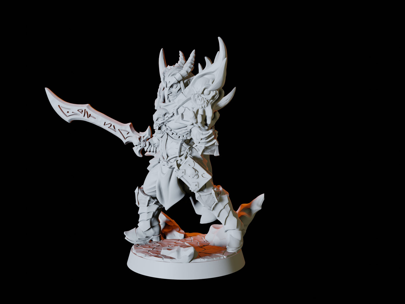 Chain Devil Miniature for Dungeons and Dragons, Pathfinder or other TTRPGs
