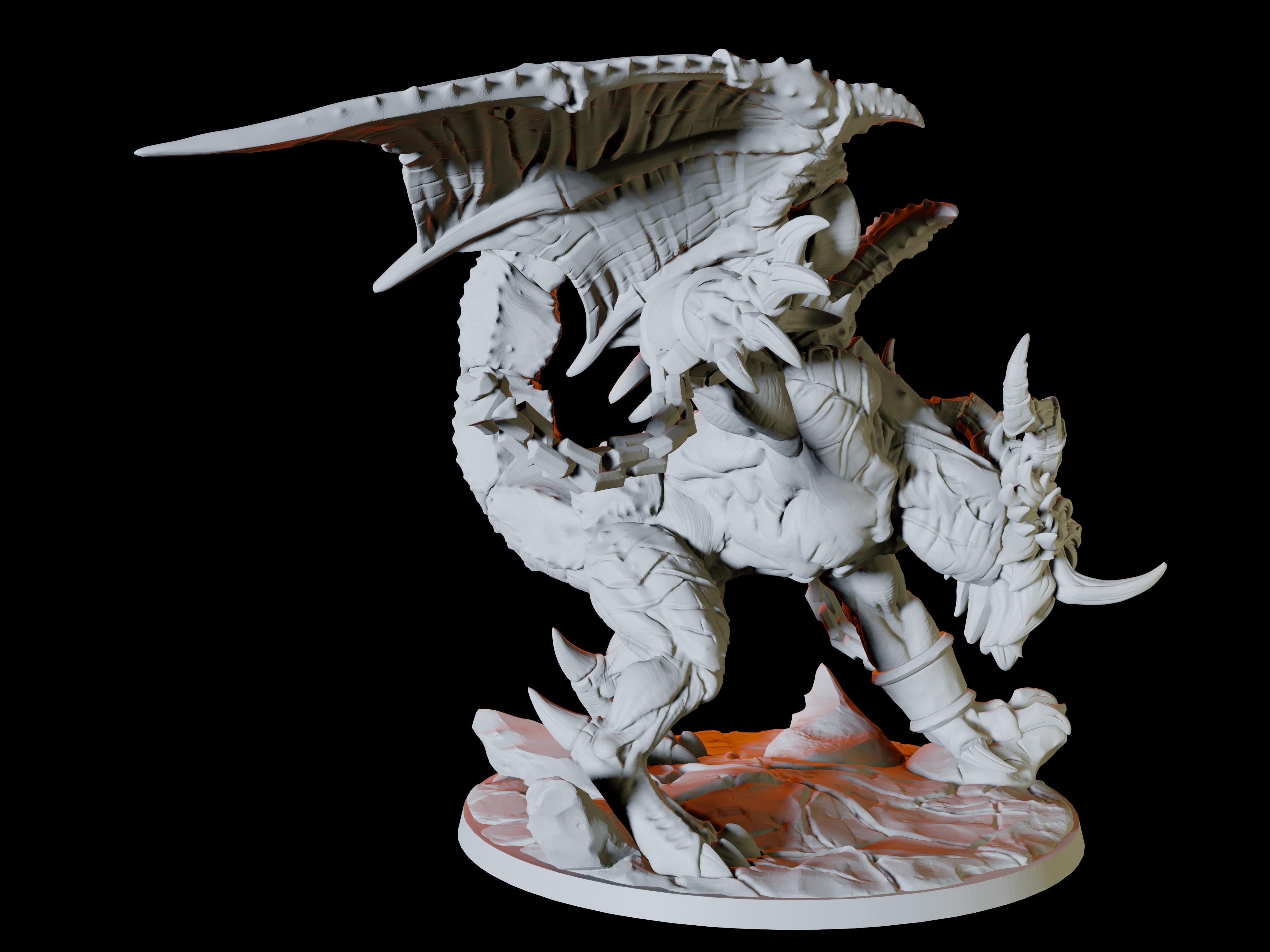 Chained Manticore Miniature for Dungeons and Dragons, Pathfinder or other TTRPGs