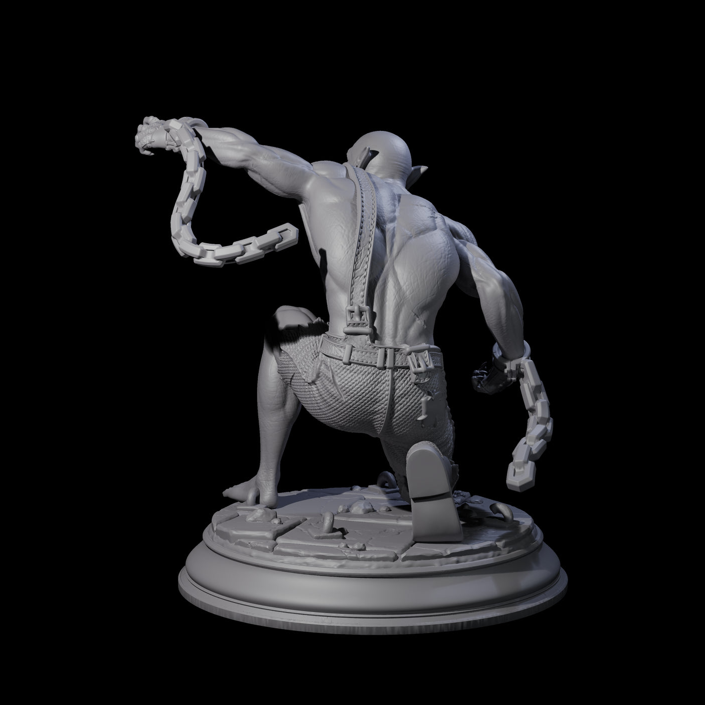 Chained Vampire Thrall B Miniature for Dungeons and Dragons, Pathfinder or other TTRPGs