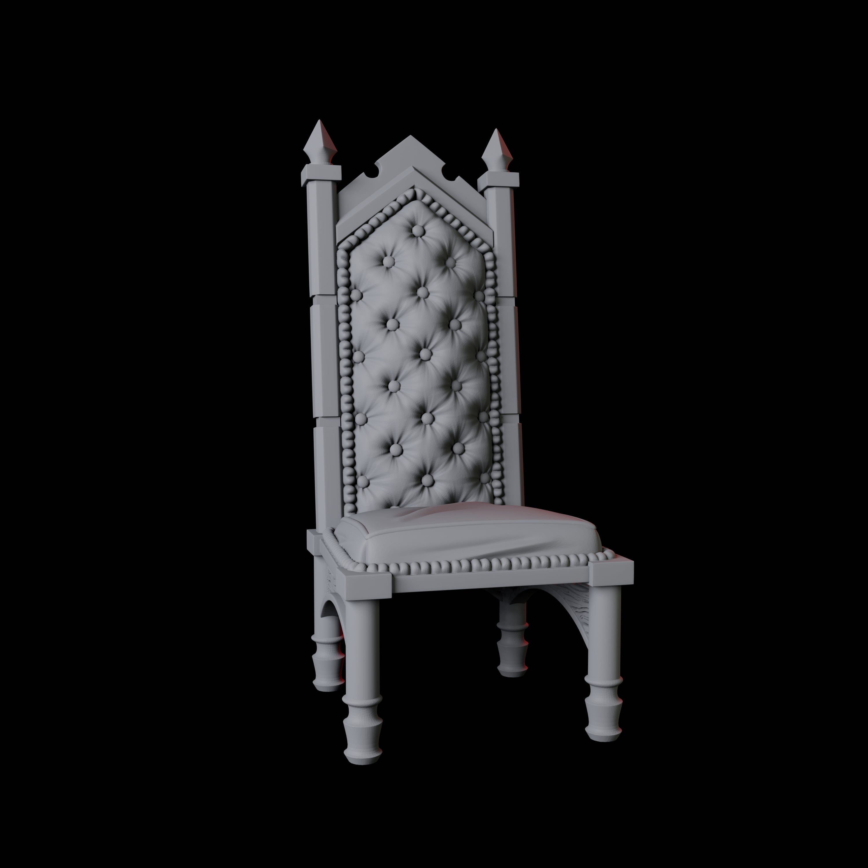 Chair Miniature for Dungeons and Dragons, Pathfinder or other TTRPGs