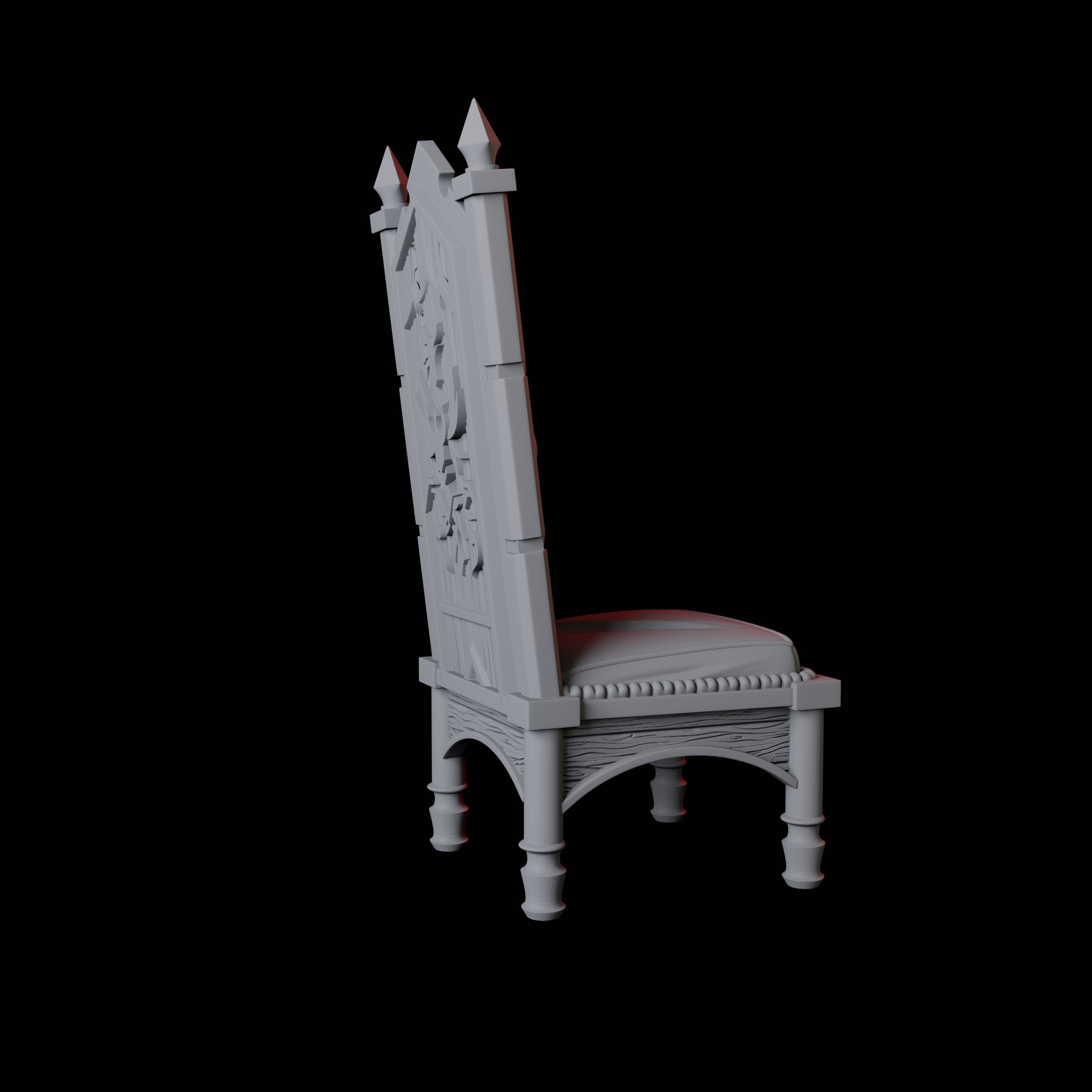 Chair Miniature for Dungeons and Dragons, Pathfinder or other TTRPGs