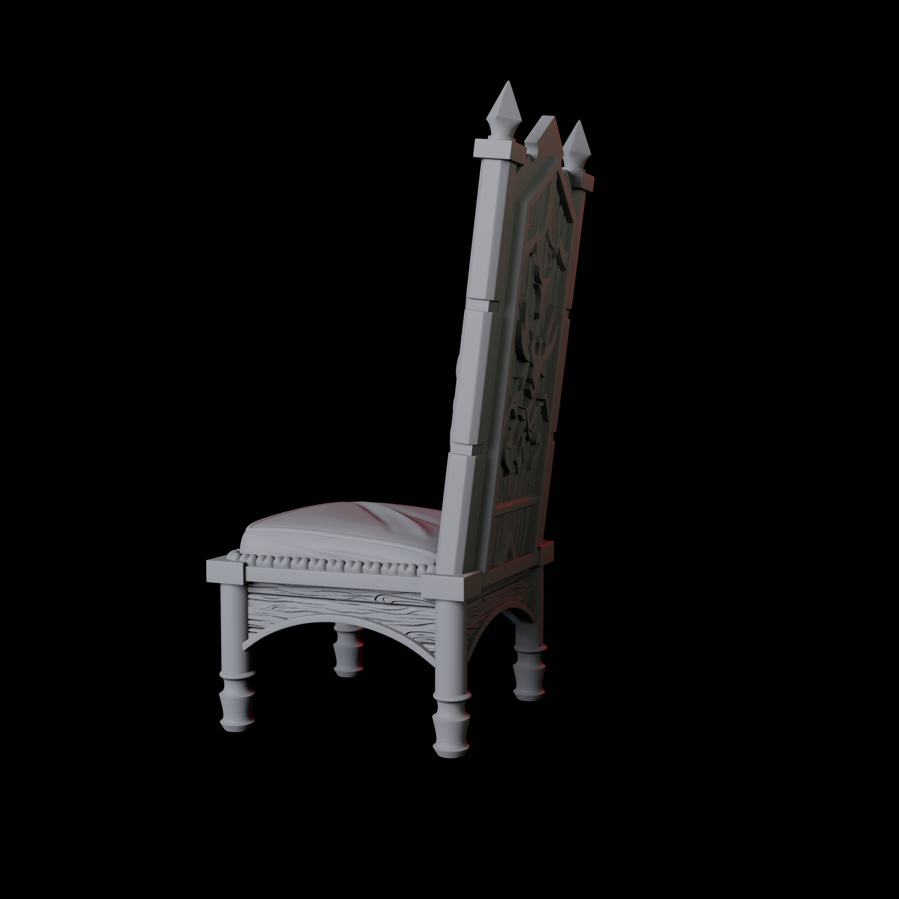Chair Miniature for Dungeons and Dragons, Pathfinder or other TTRPGs