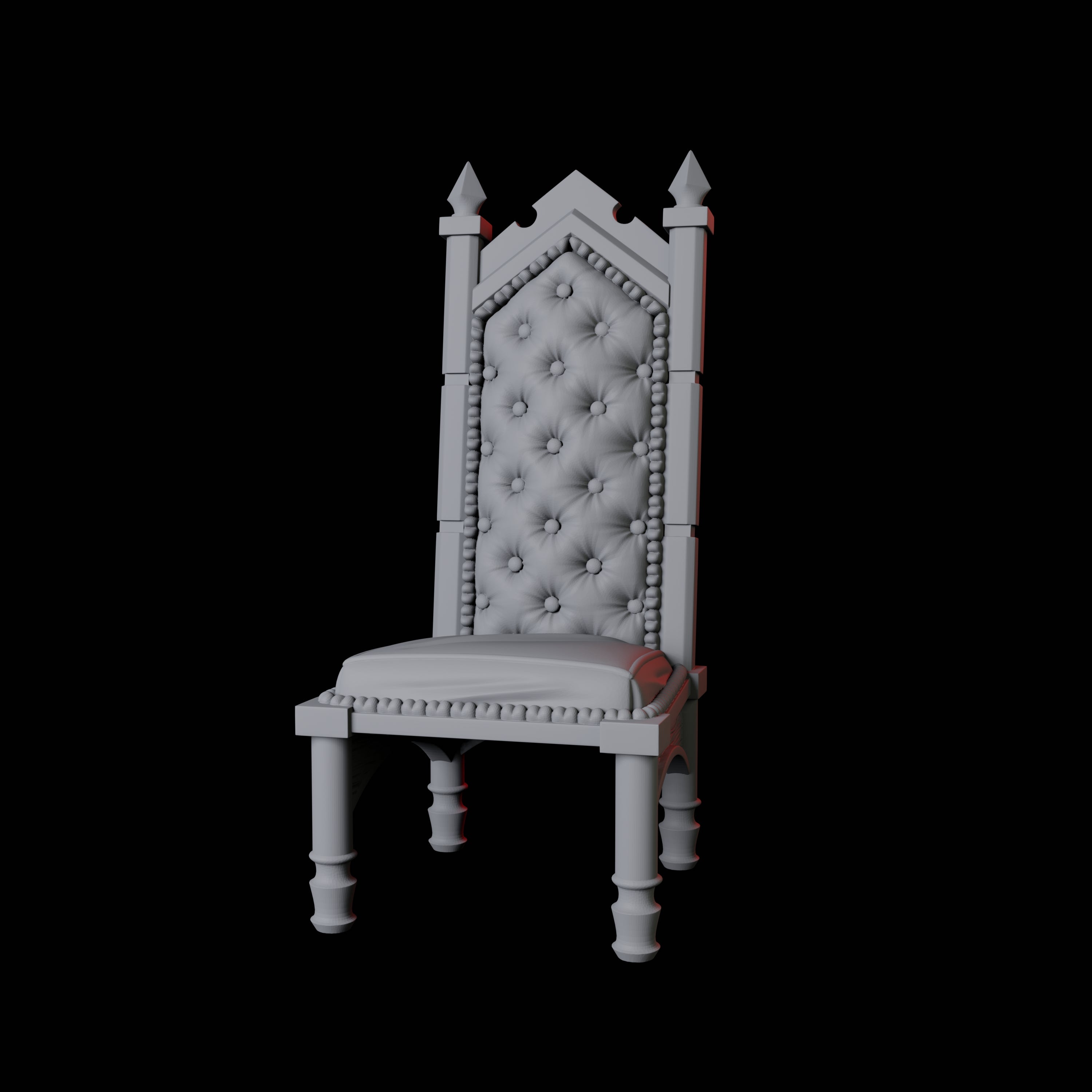 Chair Miniature for Dungeons and Dragons, Pathfinder or other TTRPGs